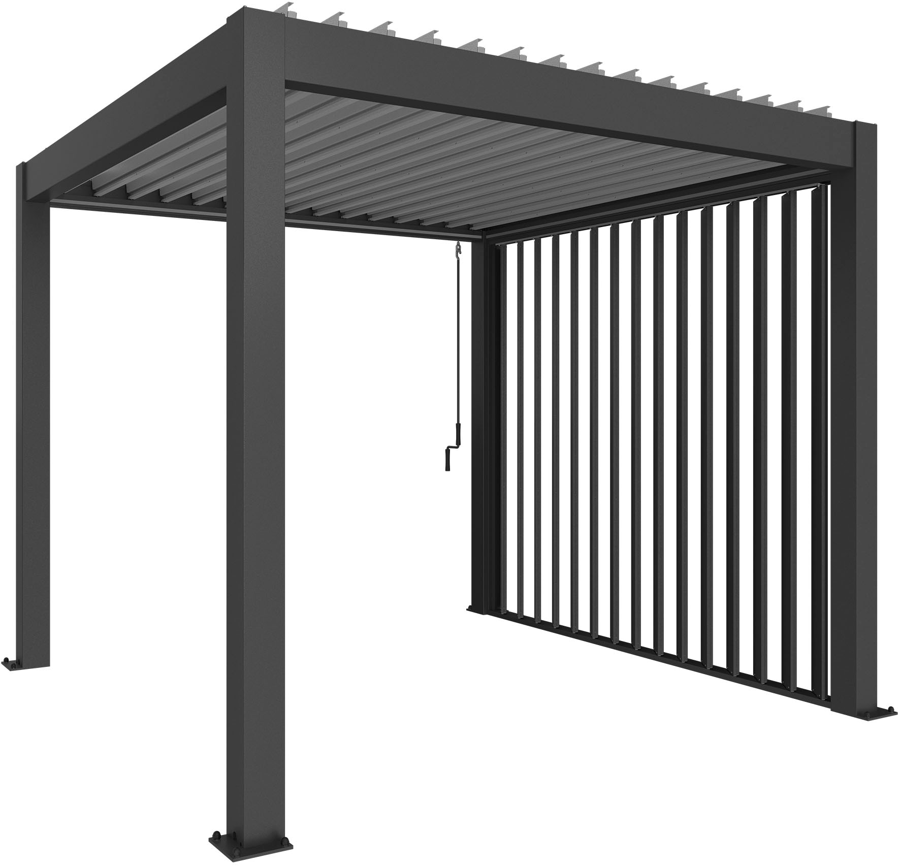 Biohort Pergola »3 x 3«, stilvoller Schattenspender für mehr Komfort im Freien