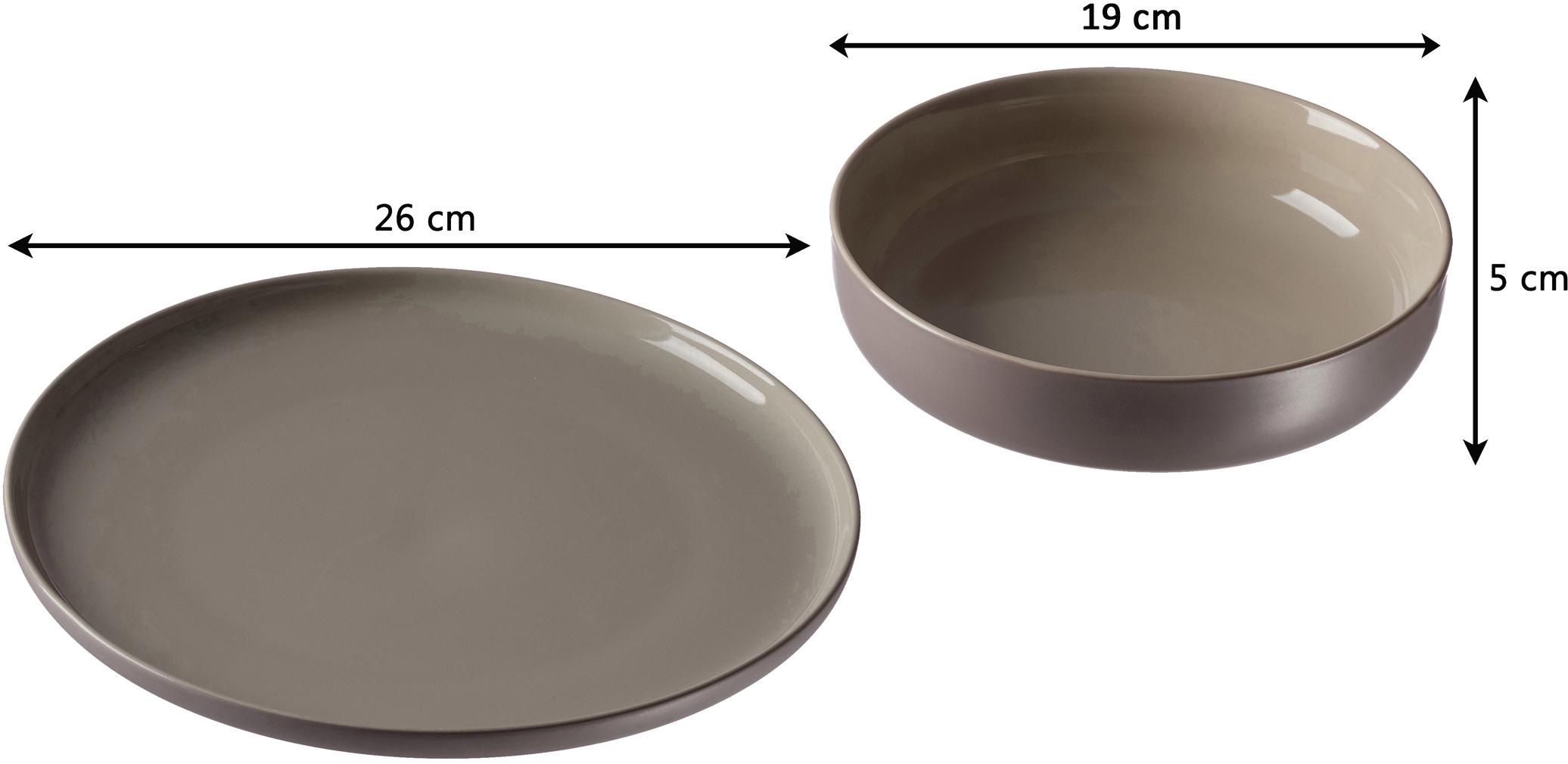 Ritzenhoff & Breker Tafelservice "Teller Set, Geschirr-Set Jasper" Scandic günstig online kaufen