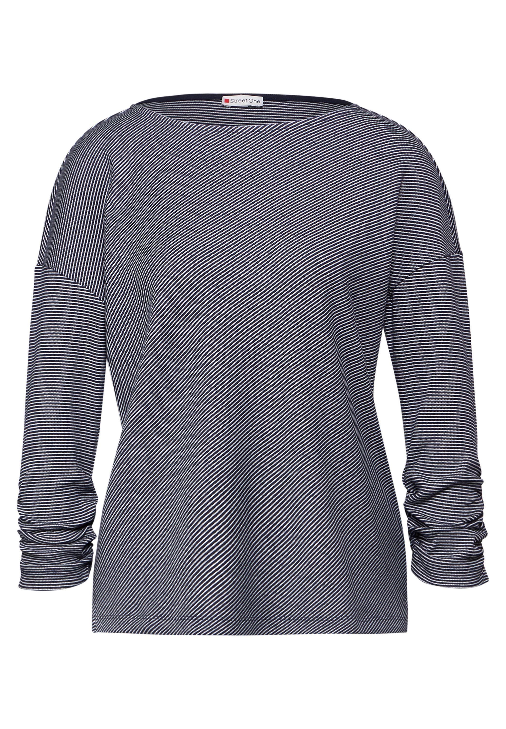 STREET ONE 3/4-Arm-Shirt, mit U-Boot-Ausschnitt