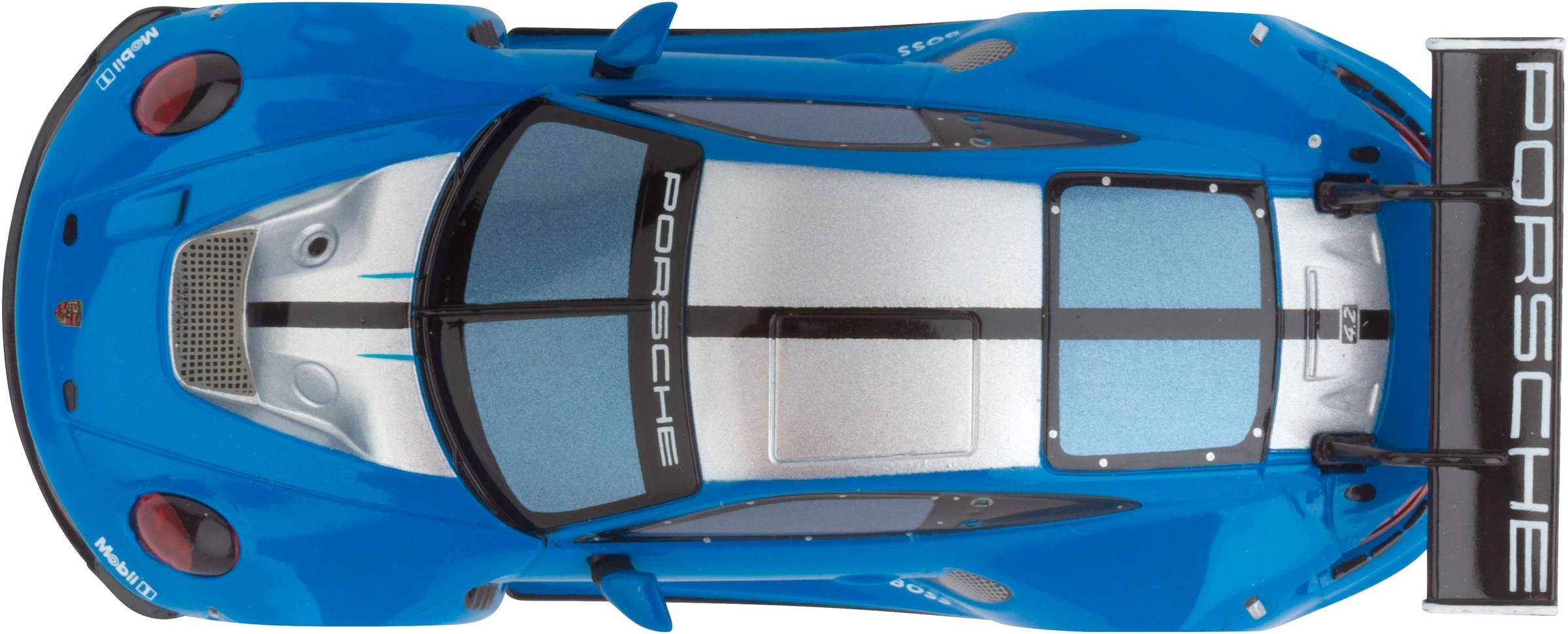 Carrera® Rennbahn-Auto »Carrera Hybrid, Porsche 911 GT3 R, Blue Thunder«