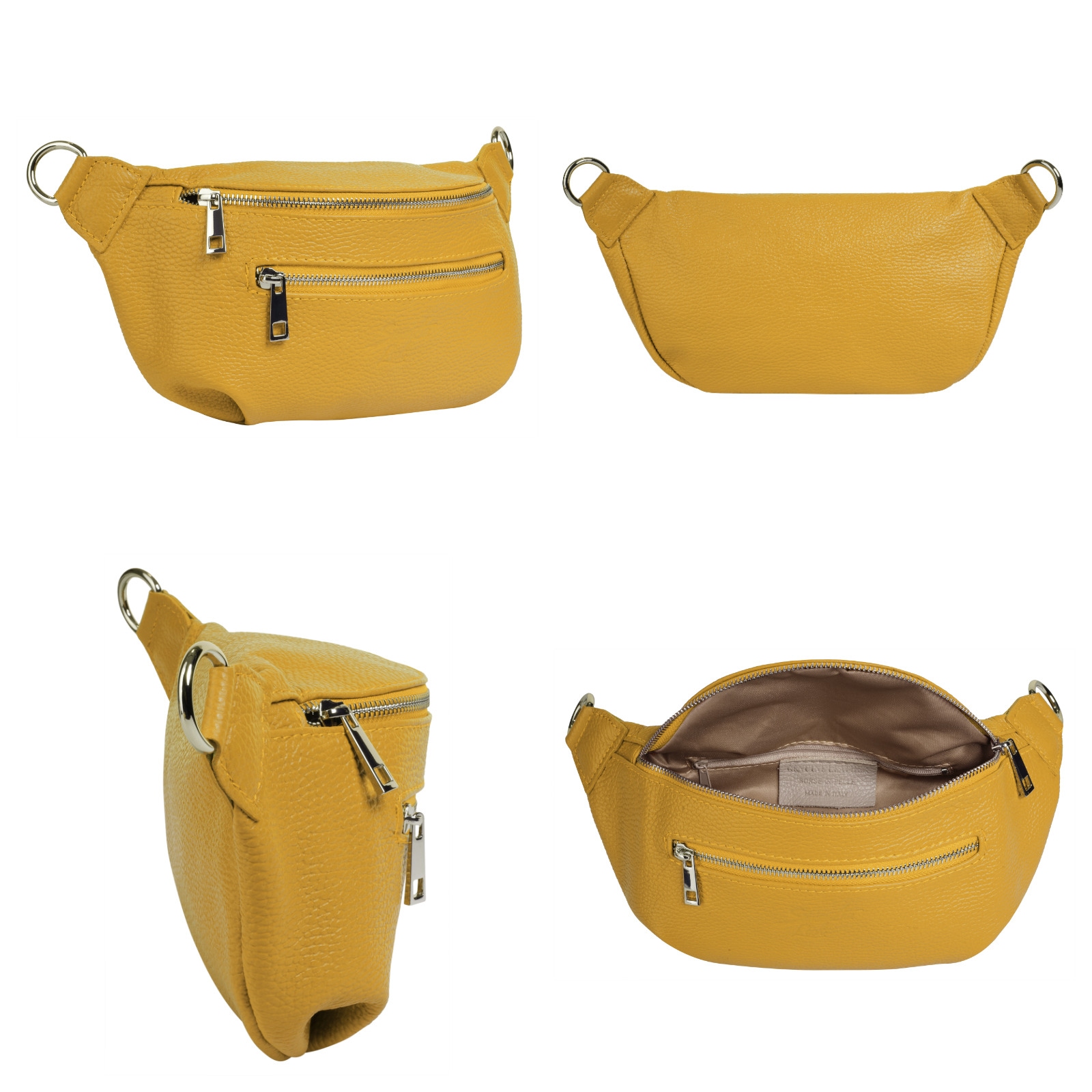 Samantha Look Gürteltasche, echt Leder, Made in Italy