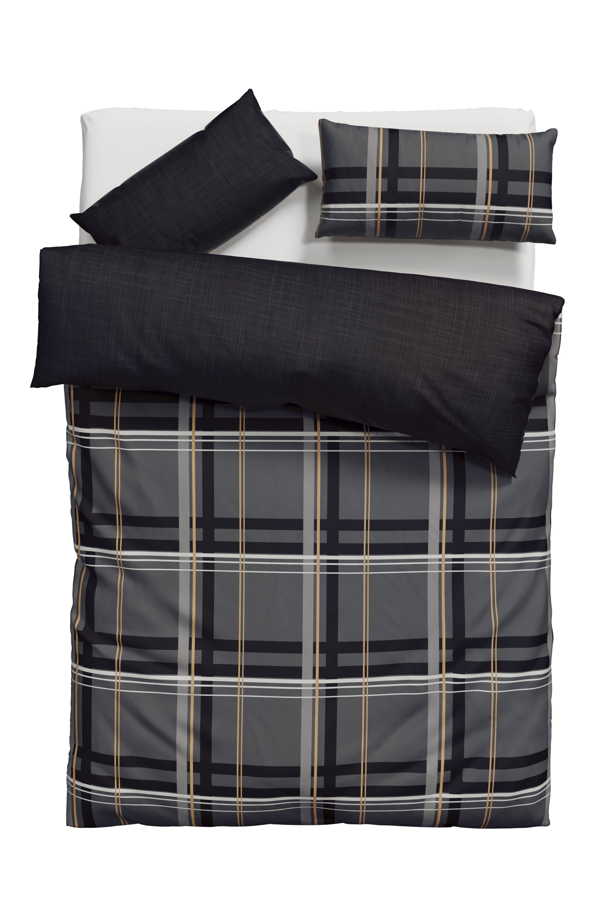 H.I.S Wendebettwäsche "Talin" 2 Stk. tlg. in Gr. 135x200 oder 155x220 cm, 1 günstig online kaufen