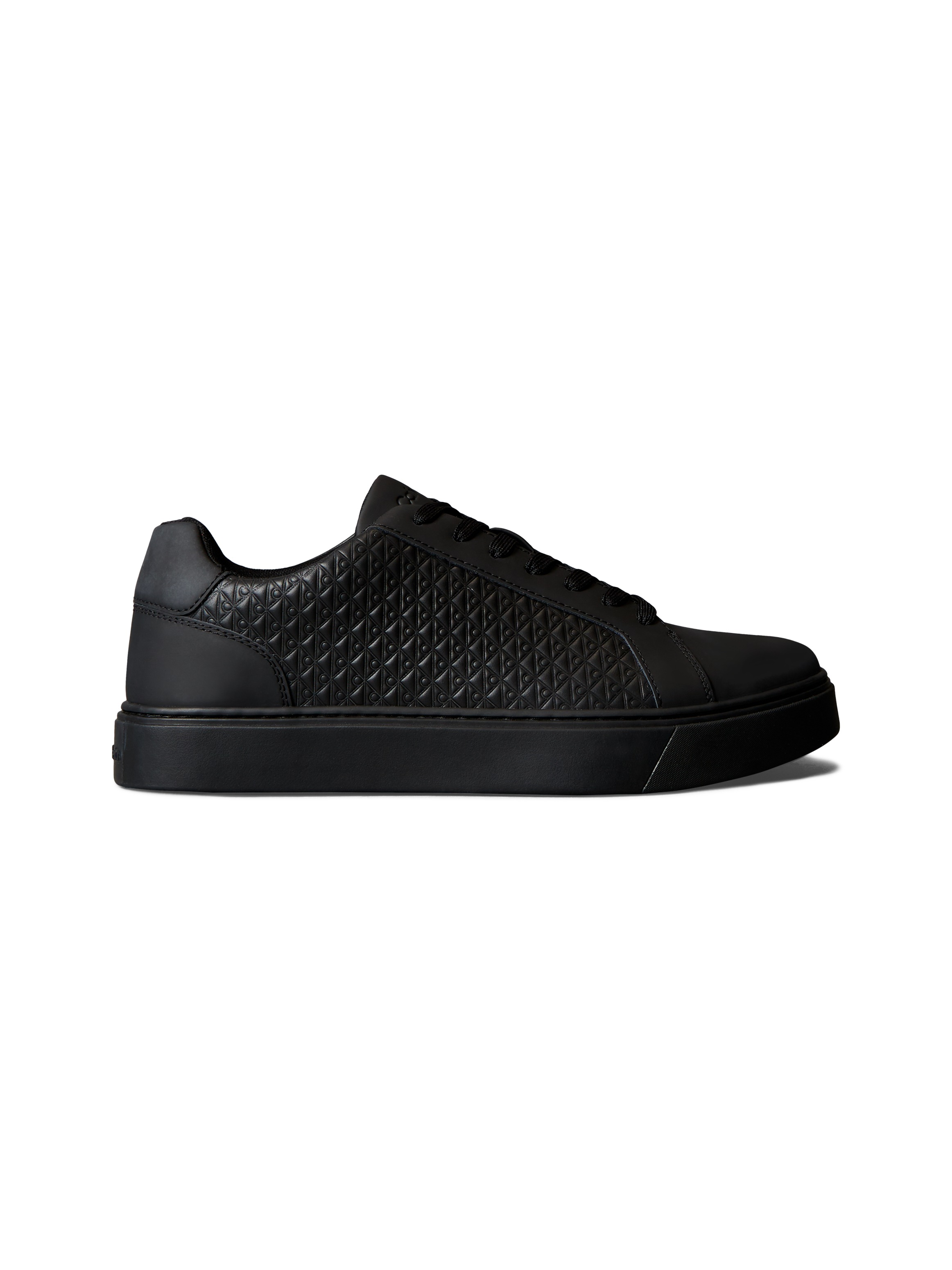 Calvin Klein Jeans Sneaker »CLASSIC CUPSOLE LACEUP AOP«, Schnürschuh, Halbschuh, seitliche Perforation, mit CK-Logo