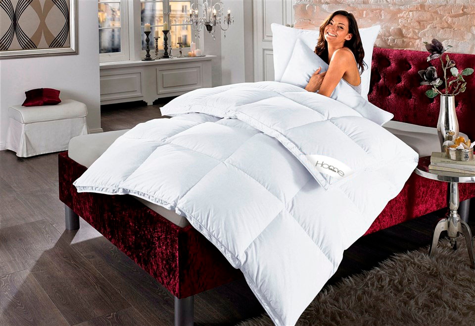 OTTO home Daunenbettdecke + Kopfkissen "Köniz, Bettdecke 135x200&155x220 cm günstig online kaufen