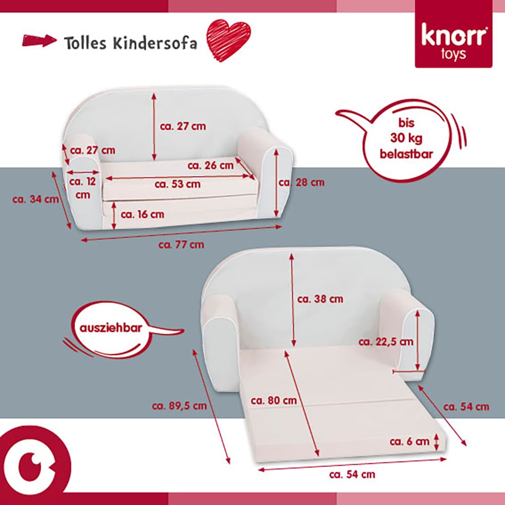 Knorrtoys® Sofa »Bauernhof«, für Kinder; Made in Europe