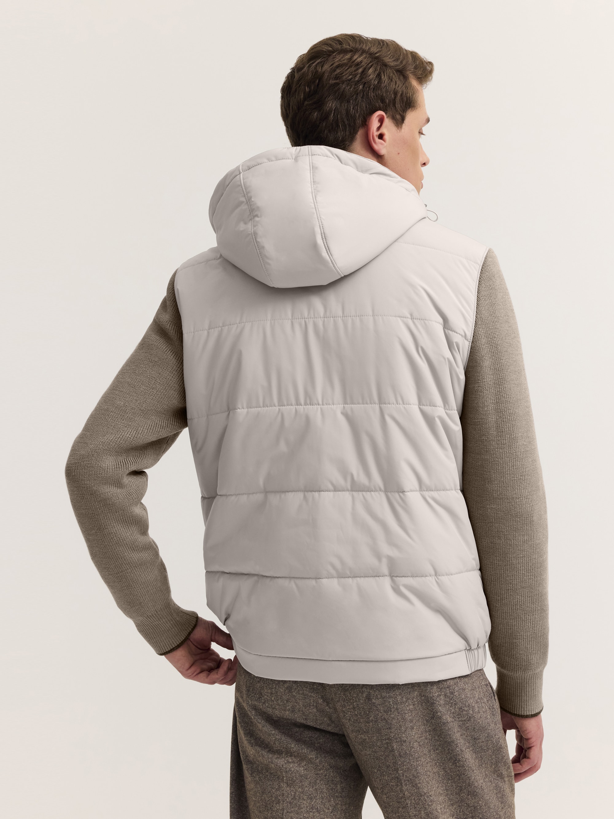 bugatti Strickjacke »Regular Fit« Regular Fit Hybrid Abnehmbare Kapuze