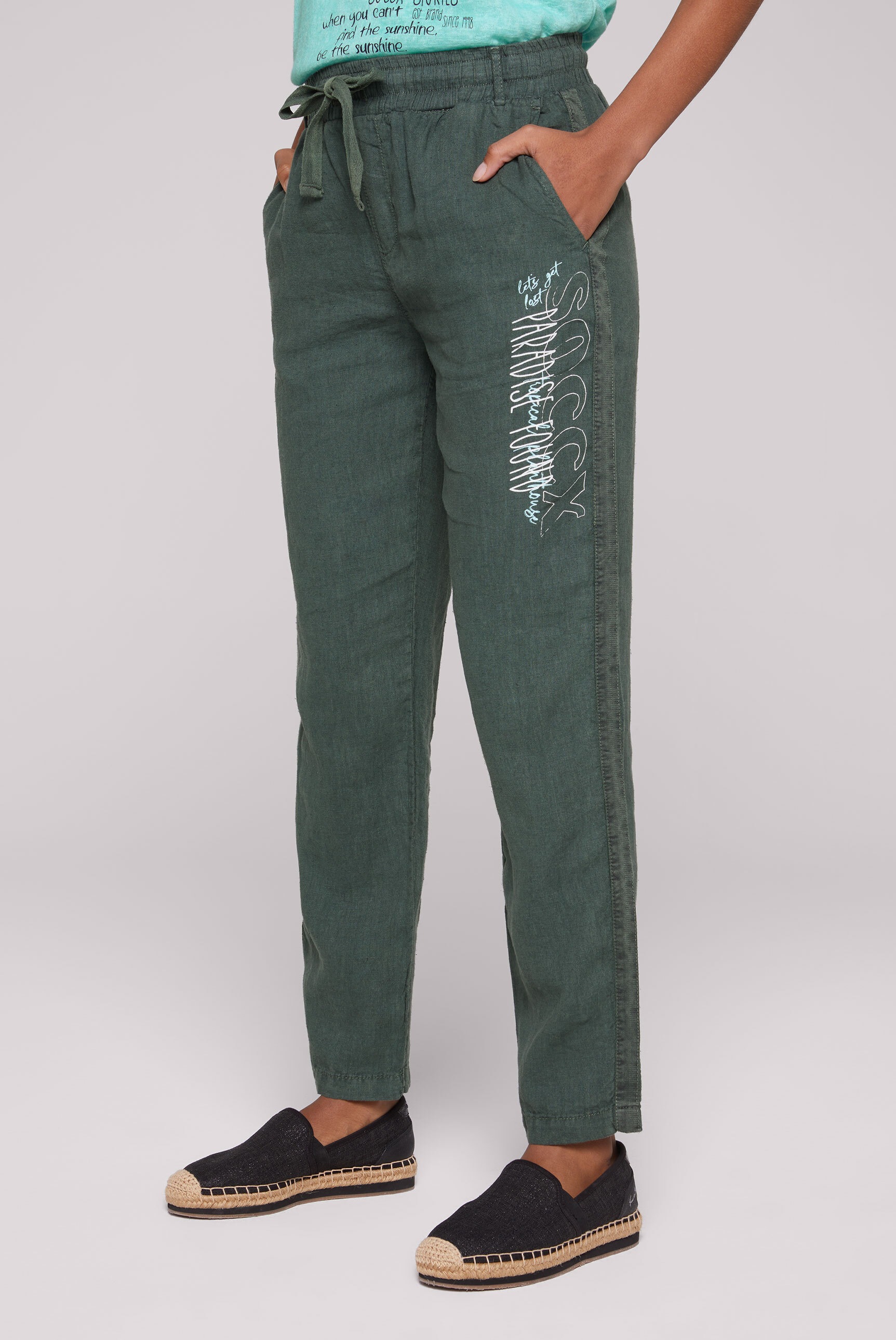Soccx leinenhose damen Clearance