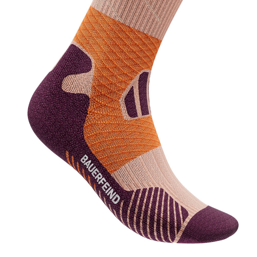 Thumbnail - Bauerfeind Kompressionsstrümpfe "Trail Run Mid Cut Socks, Women"