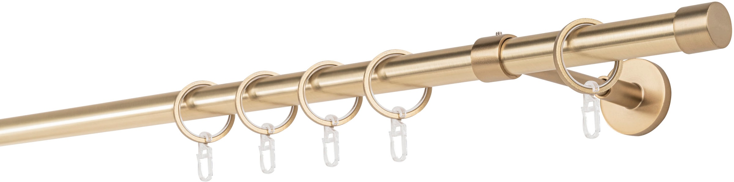 mydeco "20mm Cap Wandträger 14 cm" 1 läufig-läufig Fixmaß