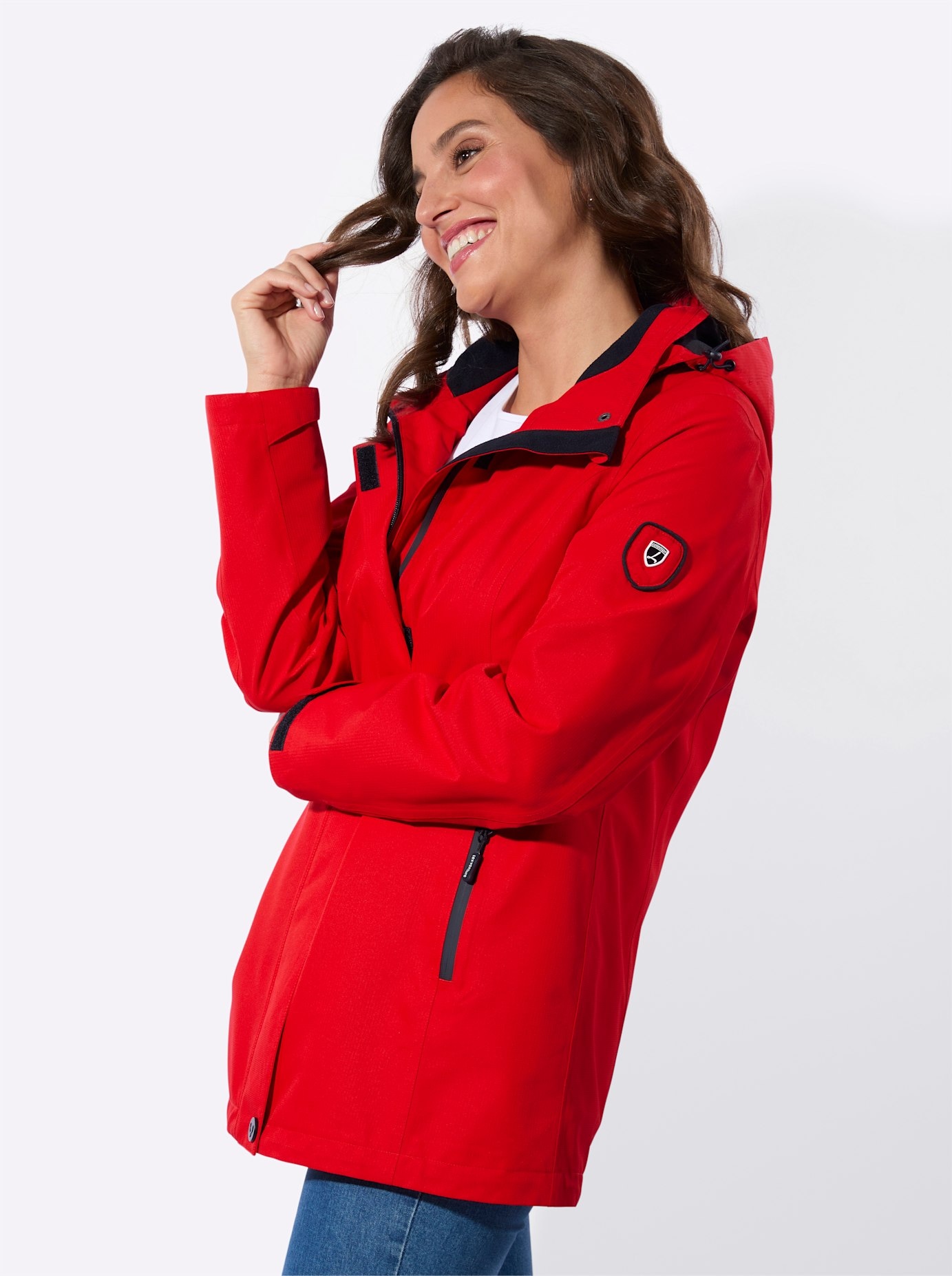 Casual Looks Funktionsjacke mit Kapuze