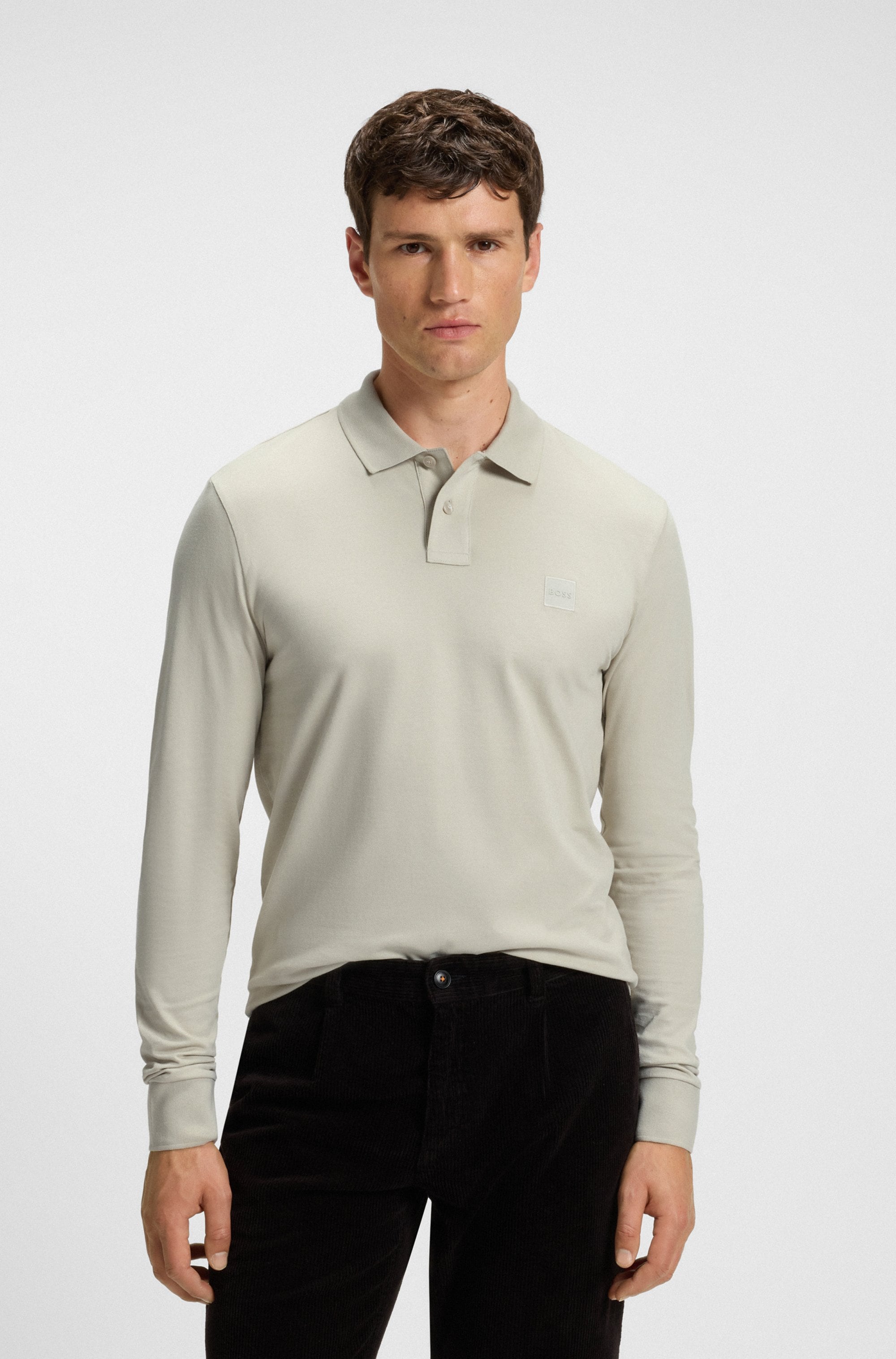 BOSS ORANGE Poloshirt »Passerby«, mit BOSS-Logobadge