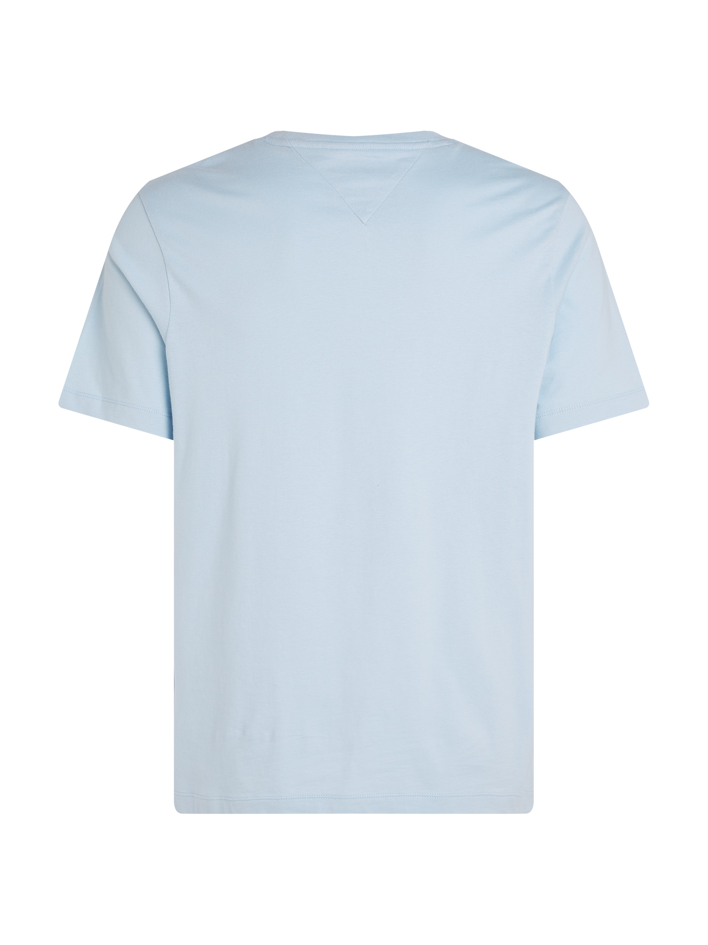 Tommy Hilfiger T-Shirt »ESSENTIAL REG FIT SOLID TEE mit Stickerei und Rundhals«, unifarben, casual, regular fit, Baumwolle, Rundhals