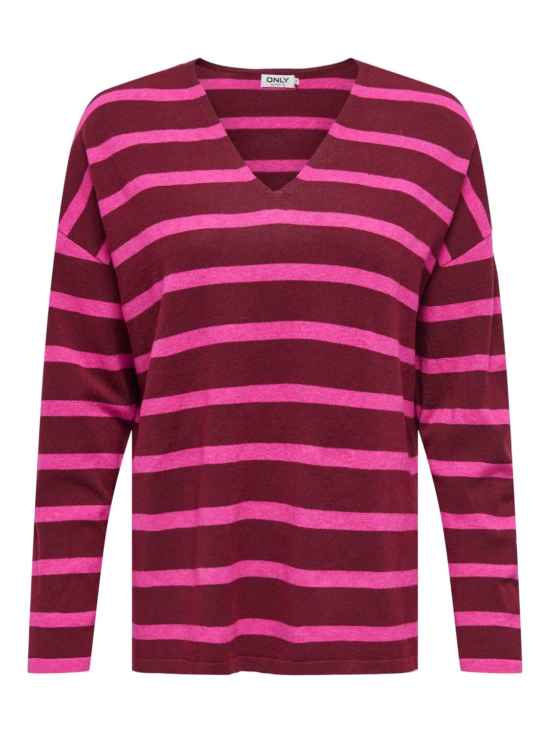 ONLY Strickpullover "ONLAMALIO LIFE LS V-NECK KNT" günstig online kaufen