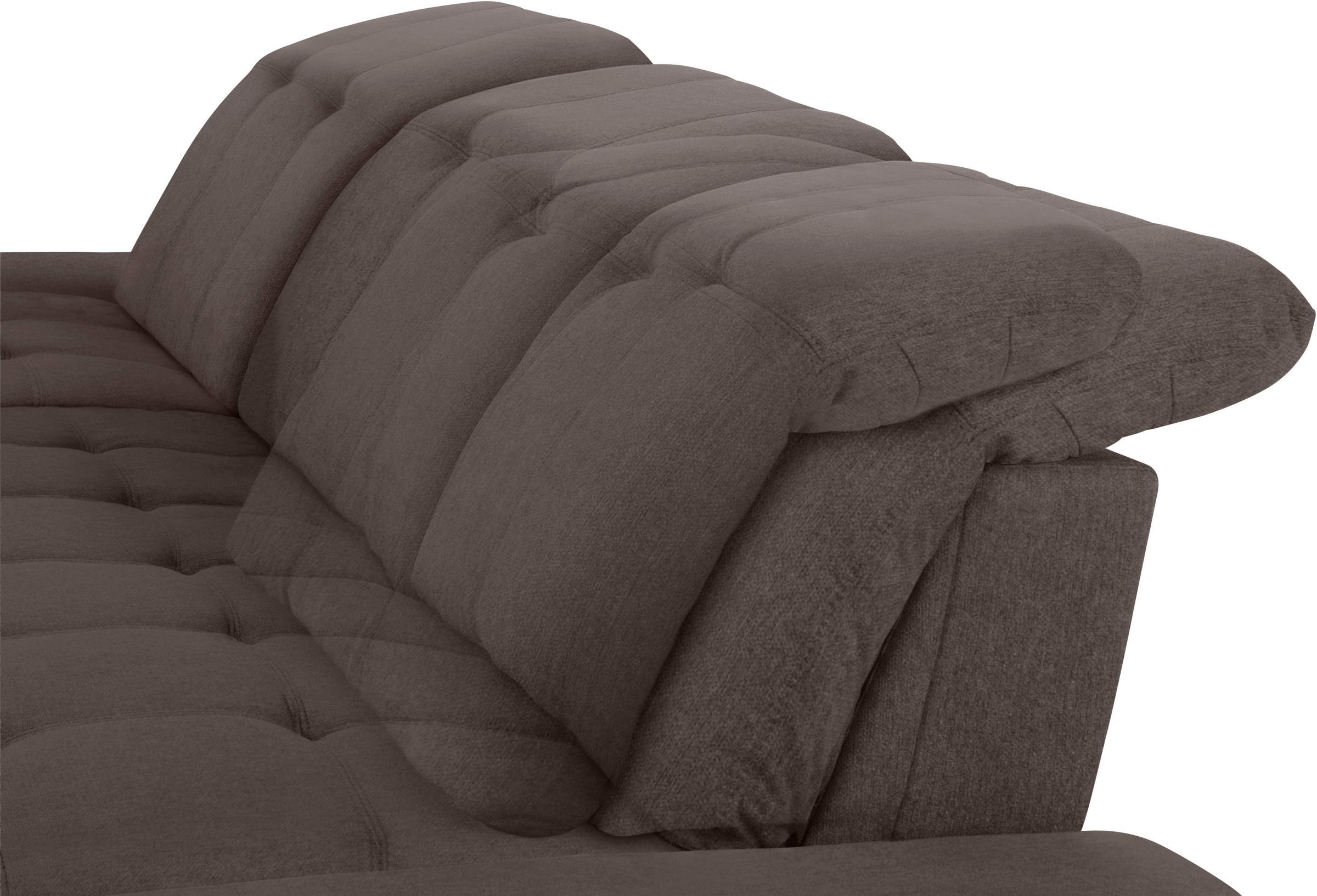 COTTA Ecksofa »Holiday L-Form mit Sitztiefen-, Armteil- und Kopfteilverstellung«, wahlweise mit Bettfunktion & Bettkasten