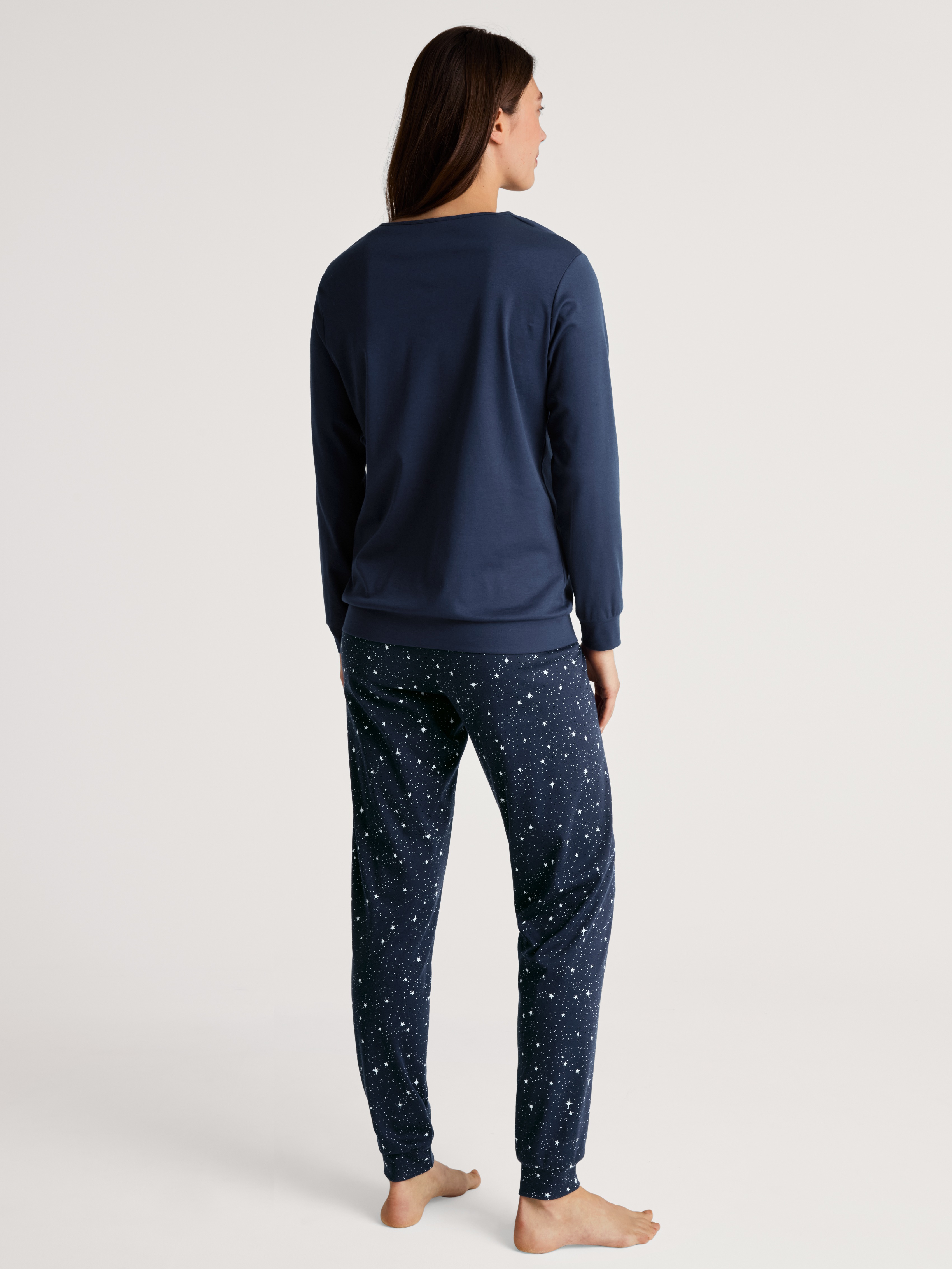 Thumbnail - CALIDA Schlafanzug "Sweet Dreams" 2 Stk. tlg., Langarm, Rundhals, Interlock-Qualität, weich, bequem
