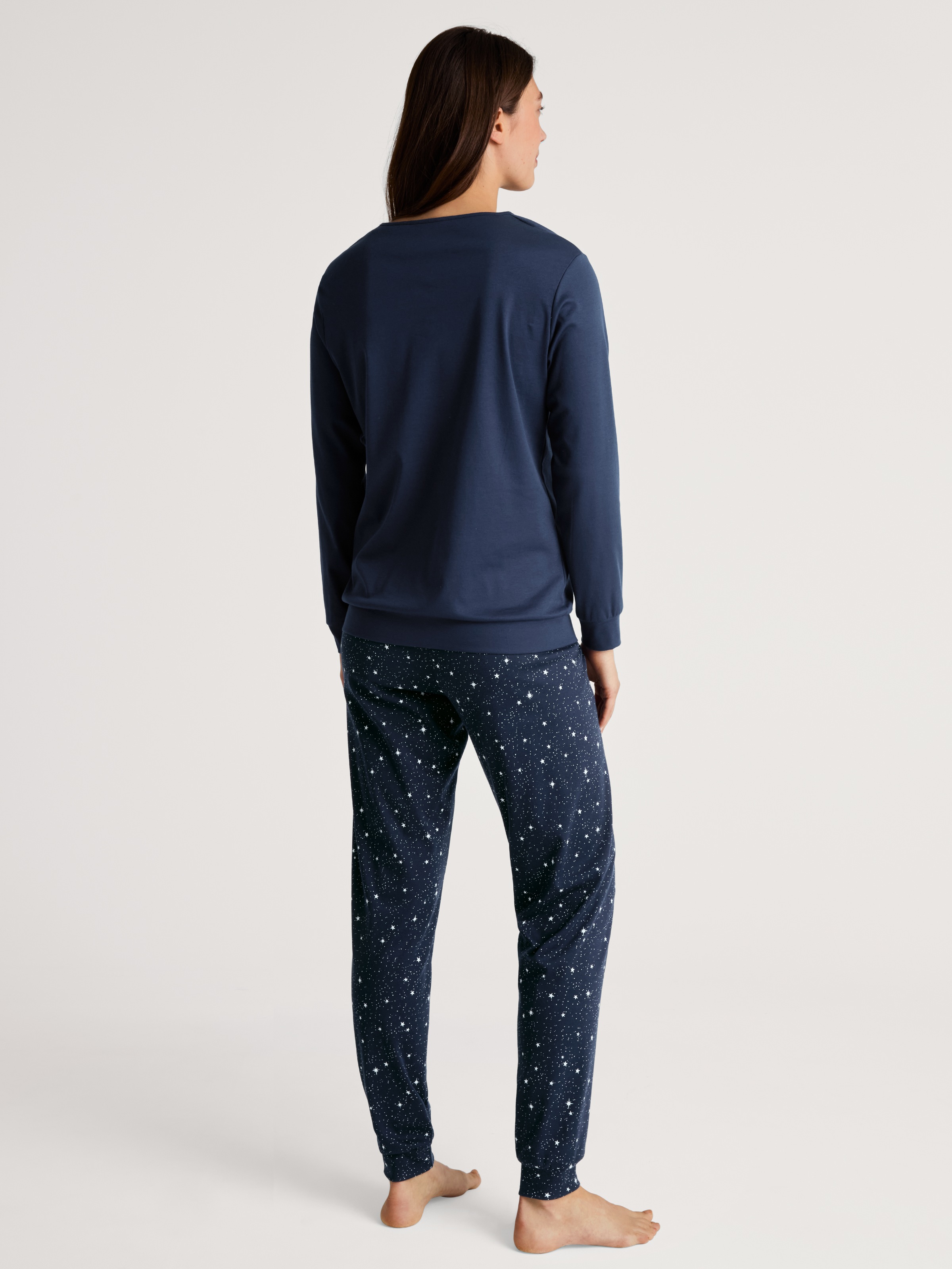 Thumbnail - CALIDA Schlafanzug "Sweet Dreams" 2 tlg. Langarm, Rundhals, Interlock-Qualität, weich, bequem