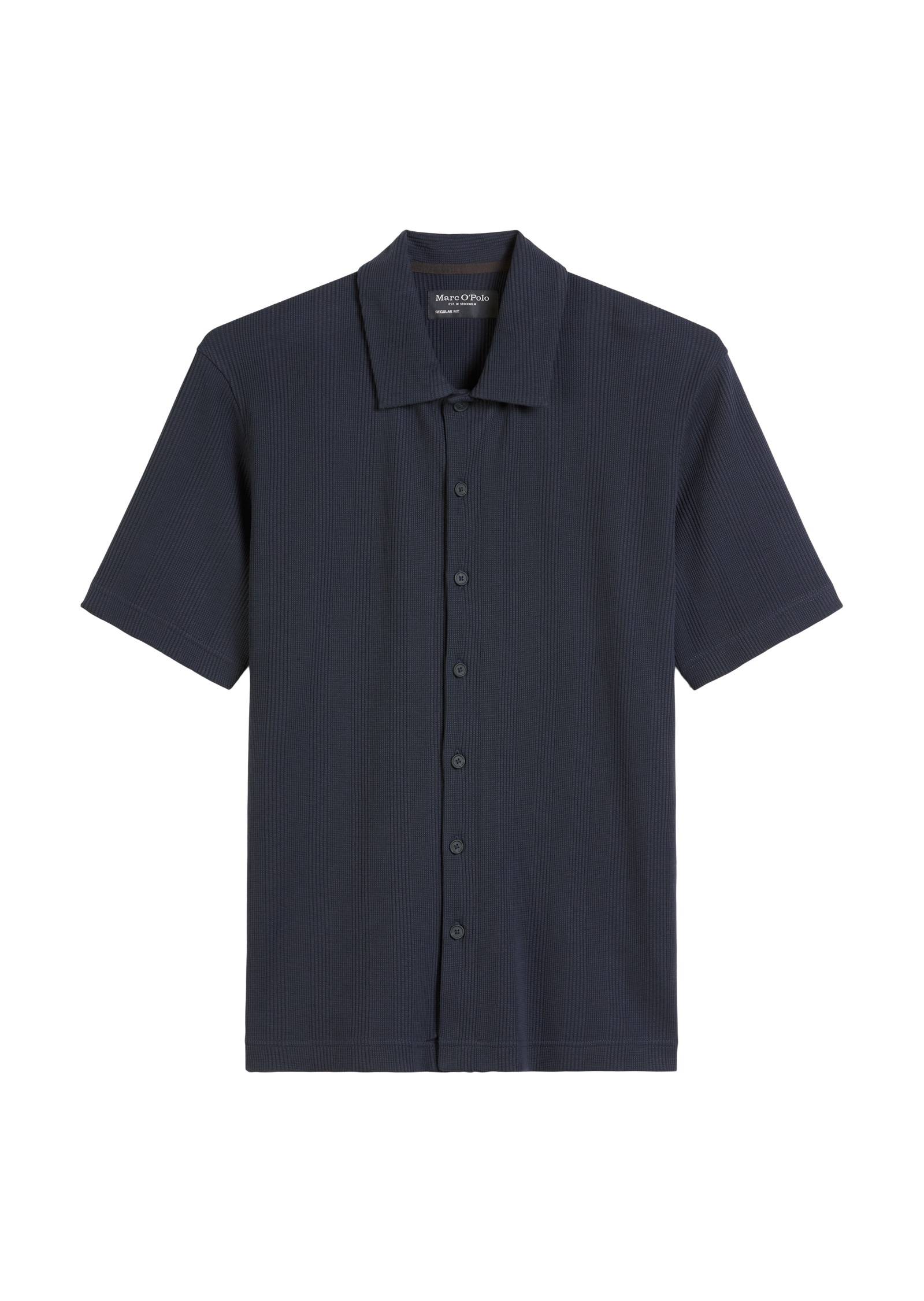 Marc O'Polo Poloshirt »mit elastischer Rippstruktur«