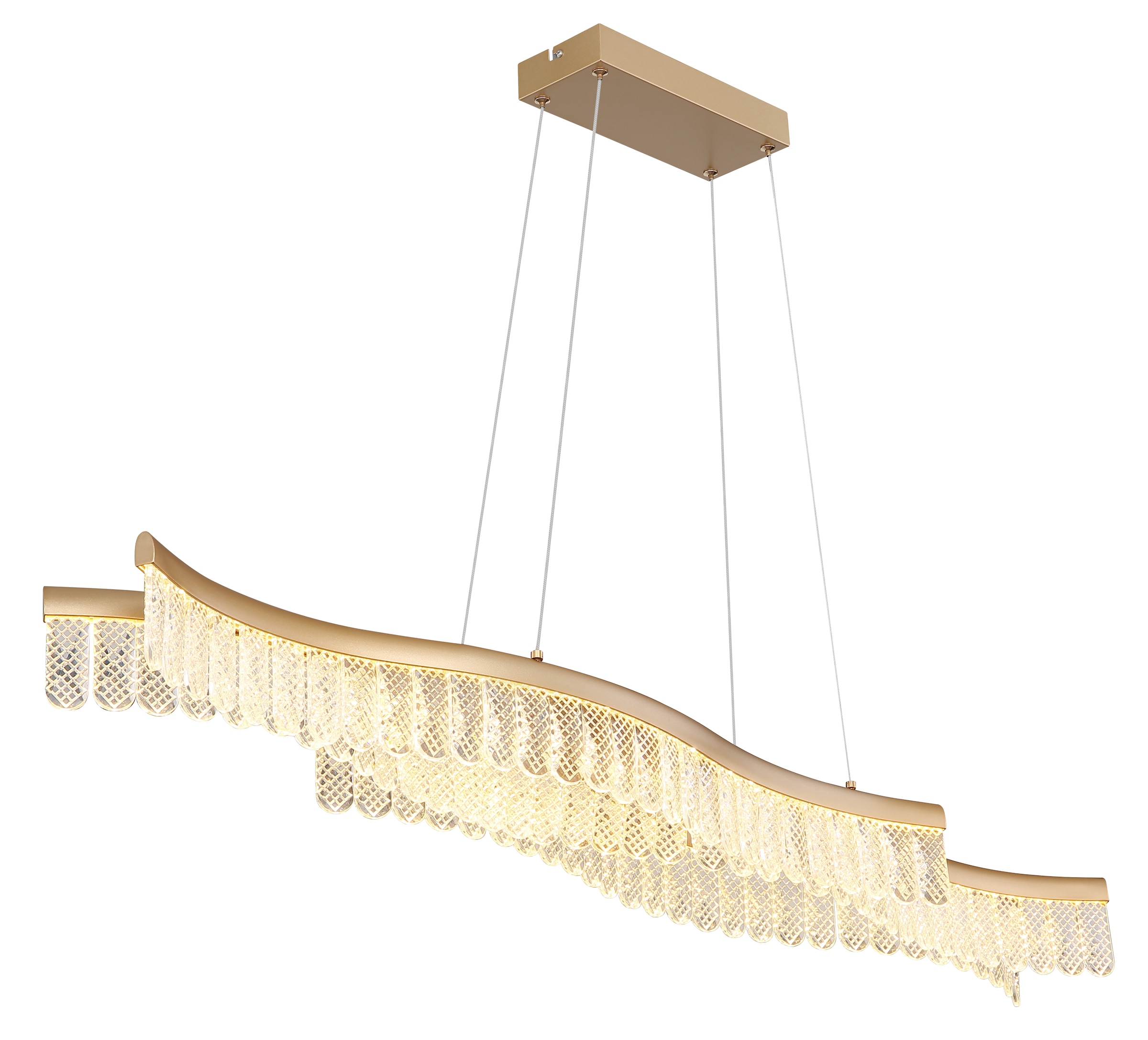 GLOBO LIGHTING LED Pendelleuchte »JULIET«, Leuchtmittel LED-Modul | LED fest integriert, Hängelampe/Hängeleuchte/Wohnzimmer/Esstisch/elegant
