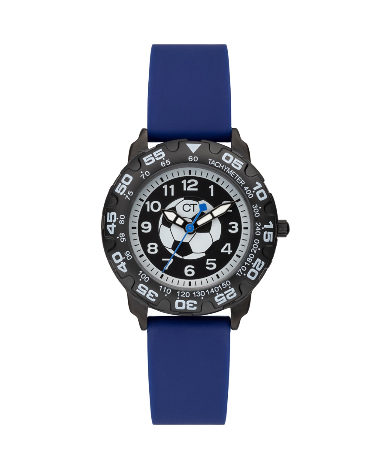 COOL TIME Jungen Quarzuhr "The Cool Blue Soccer"blau, Armbanduhren, Armbanduhr, Silikonarmband, Kinderuhr, Junge, analog