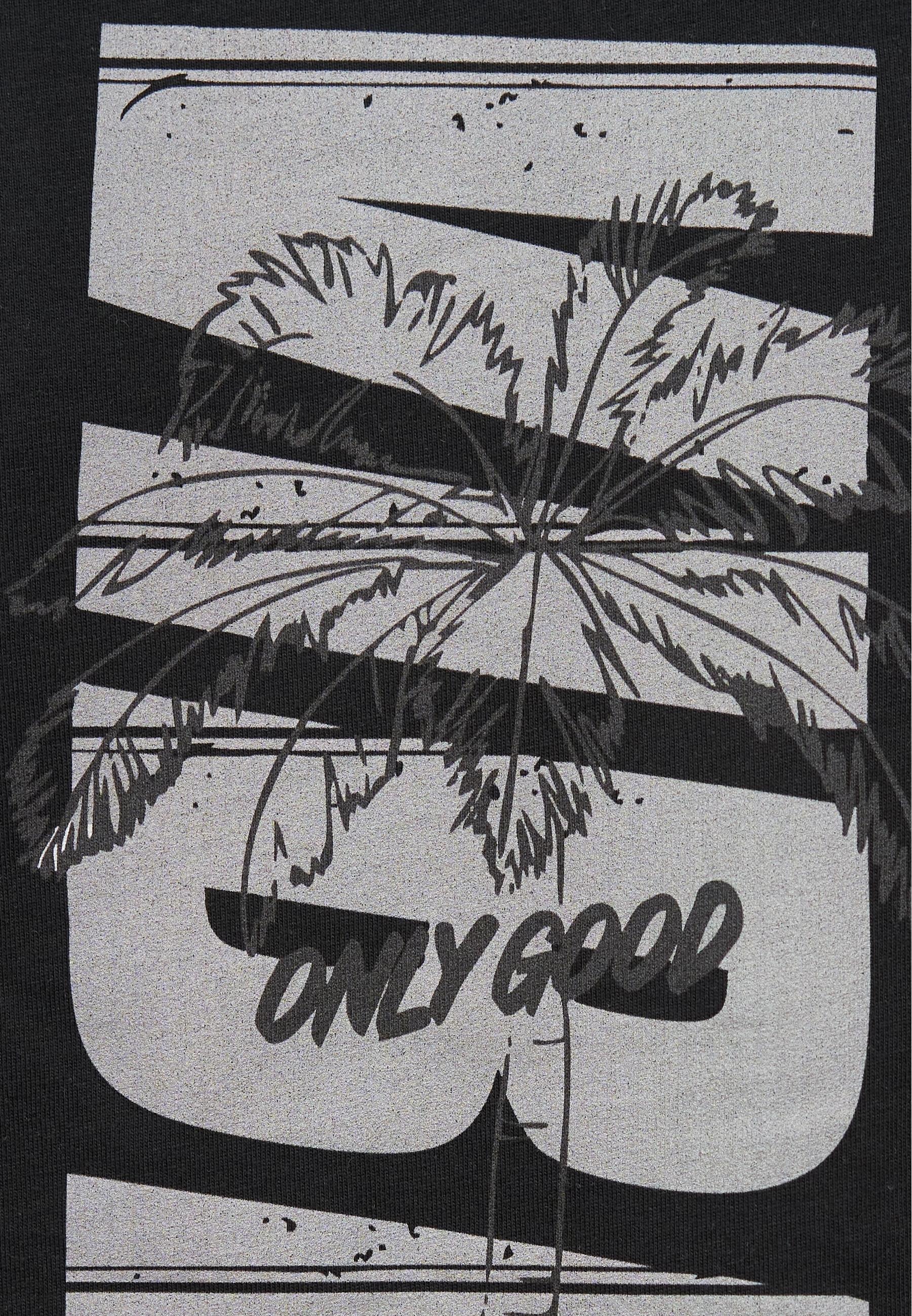 CLOUD 5IVE T-Shirt »CLOUD 5IVE Ladies 77 Vibes Black Tee« 1 Stk.