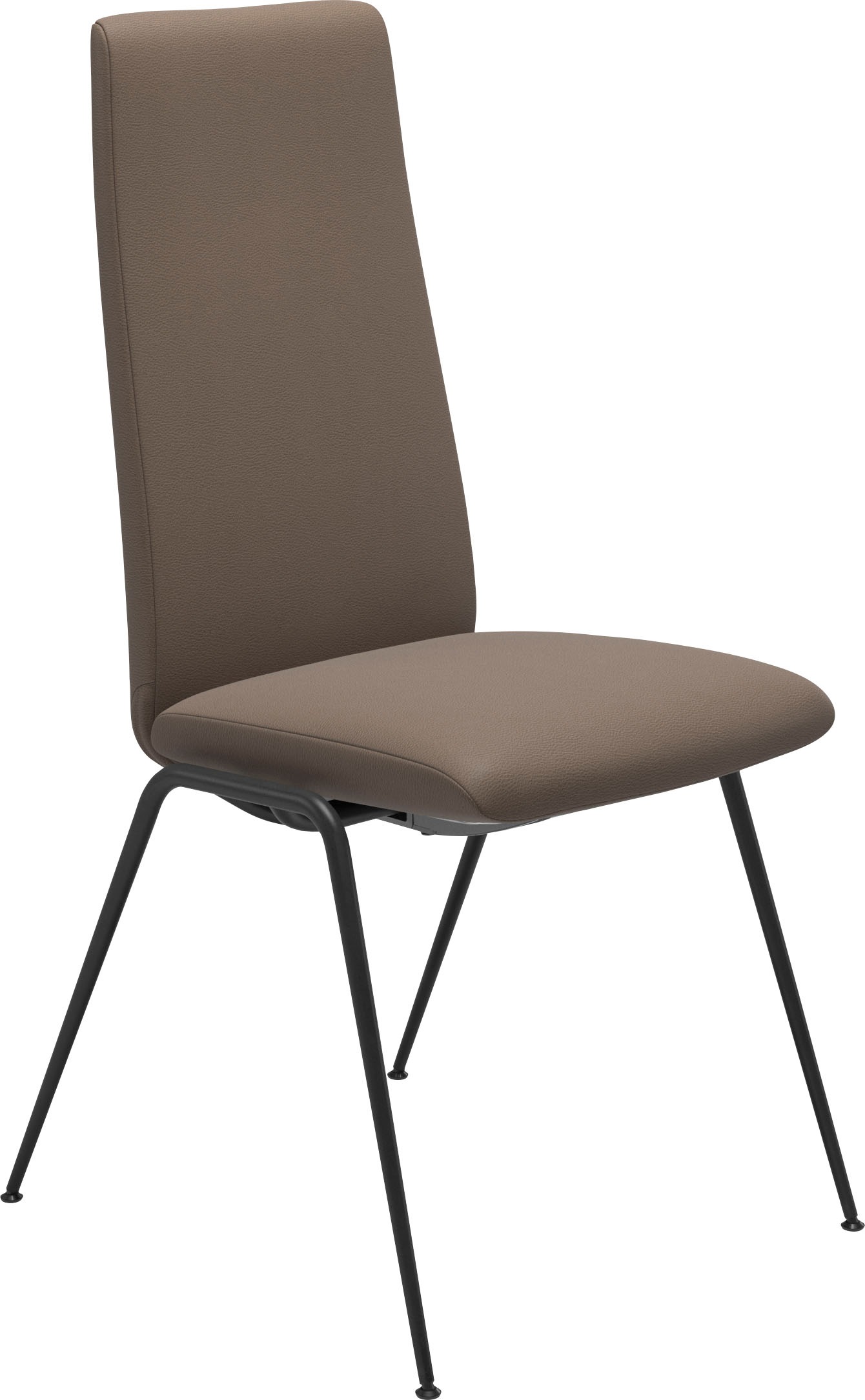 Stressless® Polsterstuhl »Laurel«, Leder BATICK, High Back, Größe M, mit Beinen aus Stahl in Schwarz matt