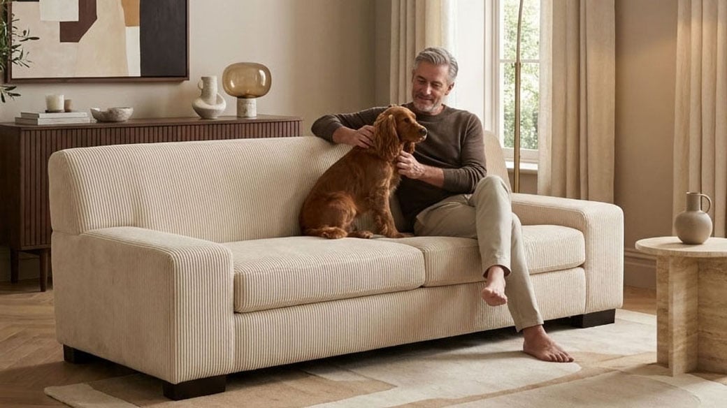 OTTO home 2-Sitzer "Faxxe 194 x 85 cm, auch mit Schlaffunktion" aus haustierfreundlichem Pet Friendly Cord
