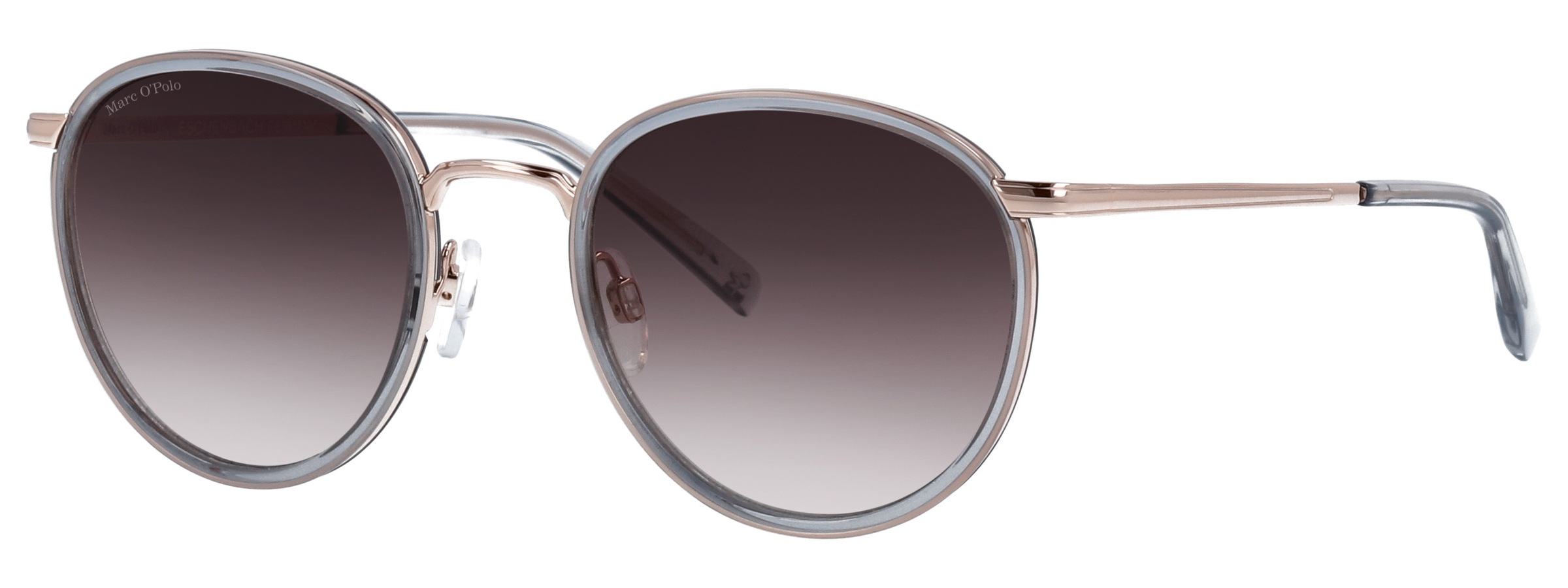 Sonnenbrille MARC O'POLO "Marc O'Polo EYEWEAR Sonnenbrille", transparent (roségold, grau transparent), Sonnenbrillen Sonnenbrille 4
