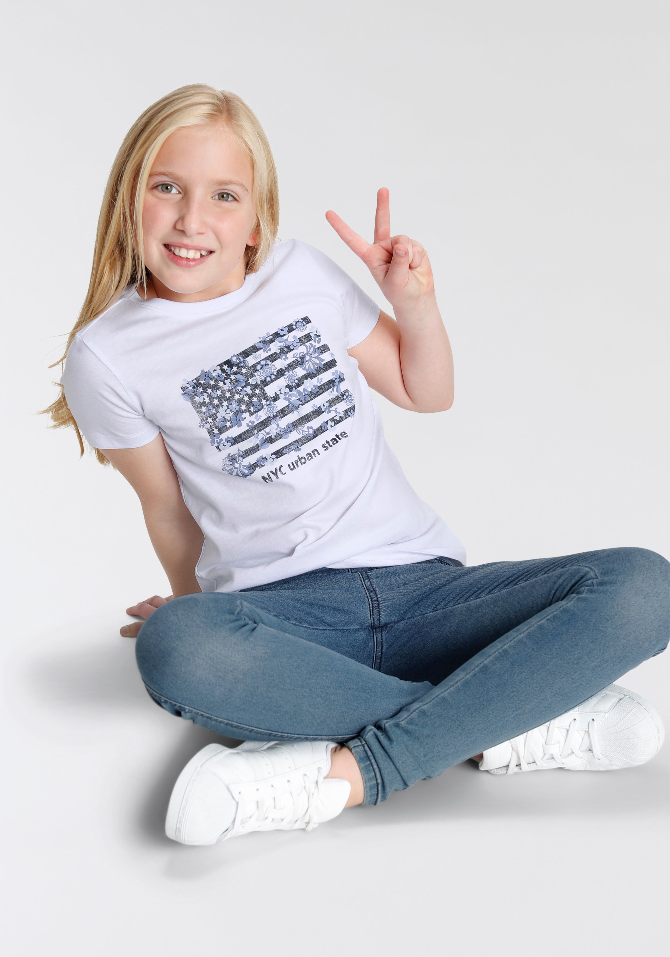 KIDSWORLD T-Shirt »NYC urban online | bestellen Basic BAUR state«, Form