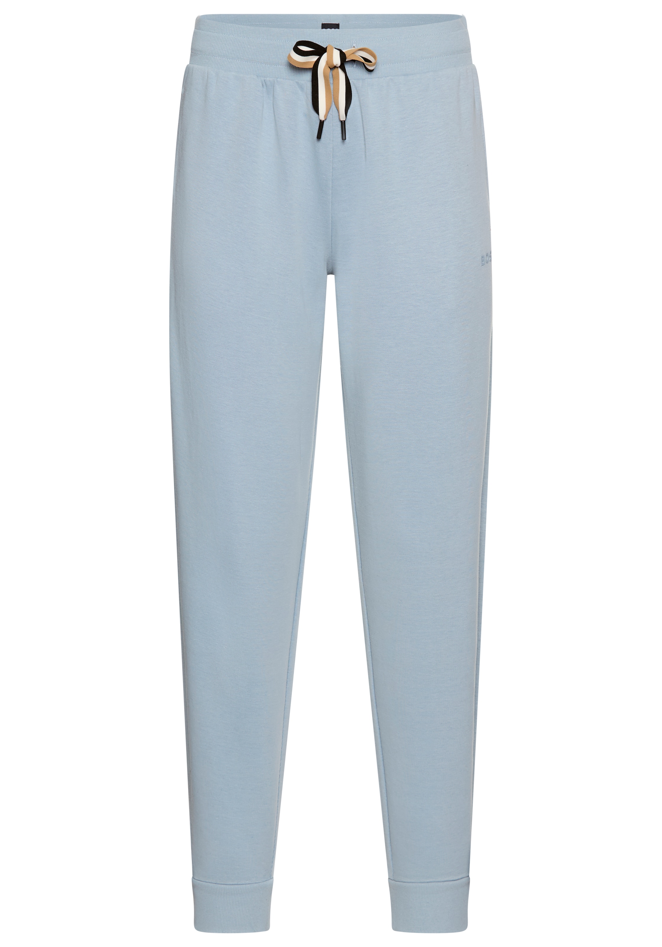 BOSS Relaxhose "CP Stripe Pants Cuff", mit kontrastfarbener Kordel günstig online kaufen