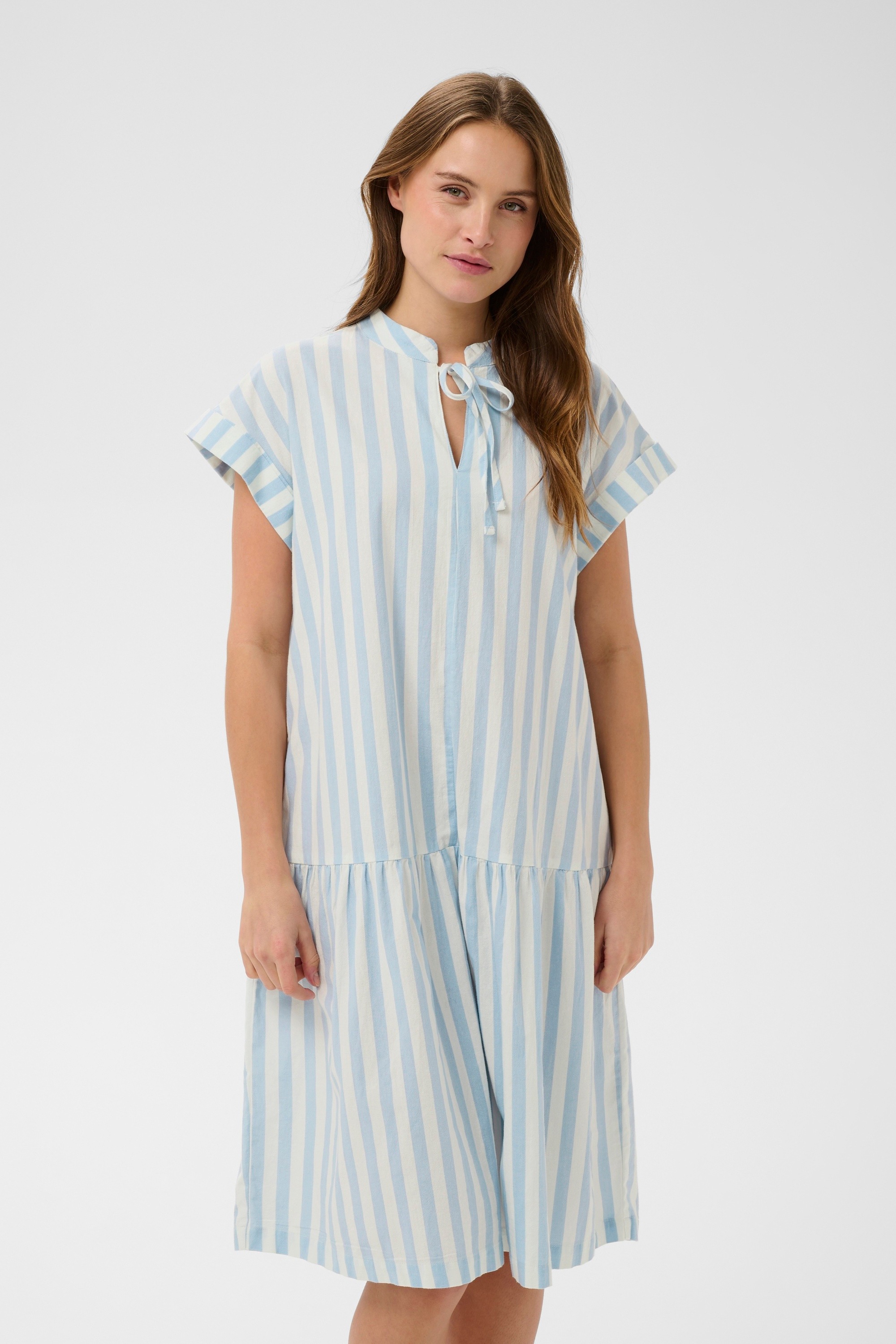 Saint Tropez Midikleid »Damen Kleid ZalindaSZ«