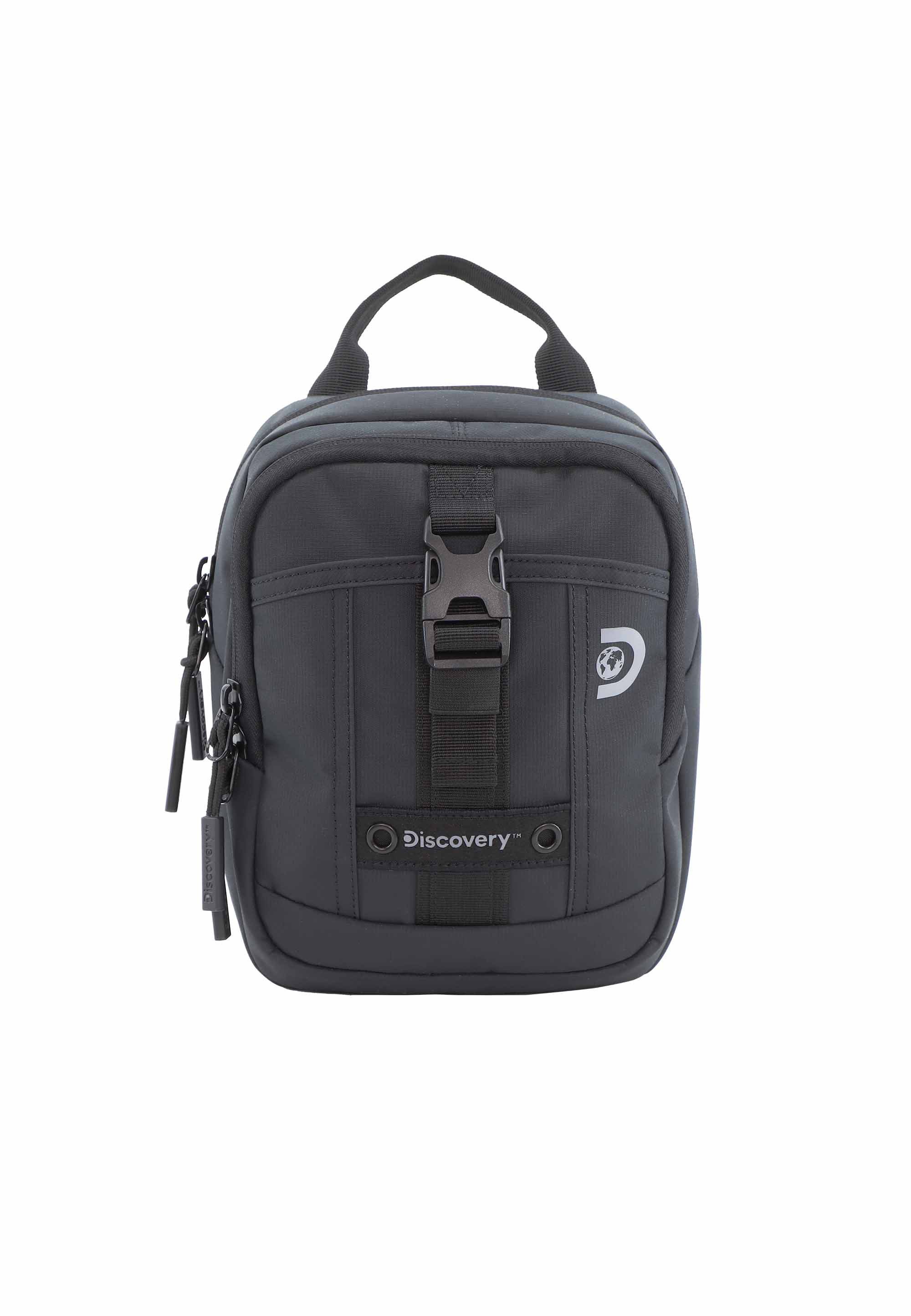 Discovery Schultertasche "Shield", Hergestellt aus robustem rPet Polyester- günstig online kaufen