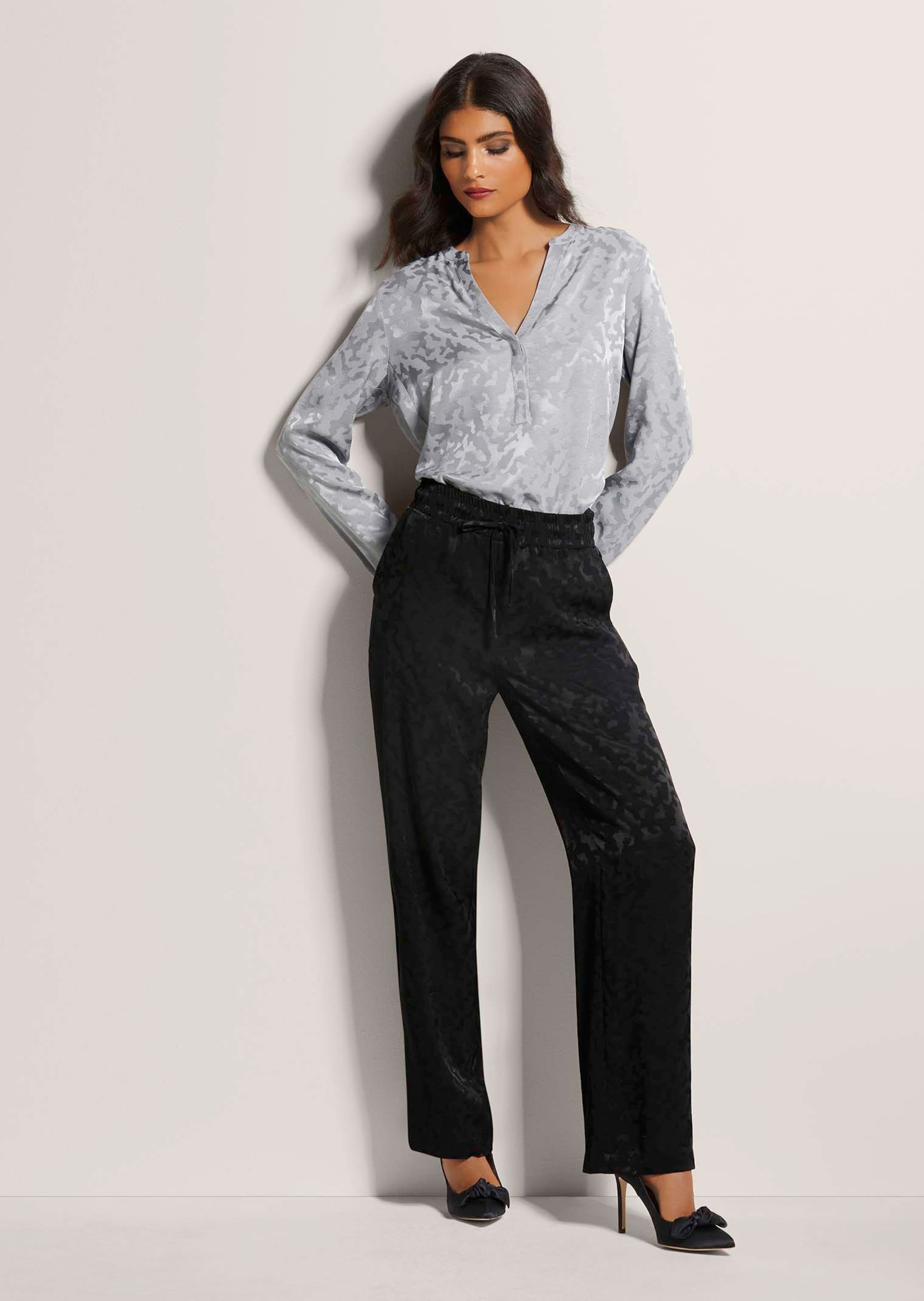 MADELEINE Stoffhose "Hose Jacquard-Hose zum Schlüpfen" günstig online kaufen