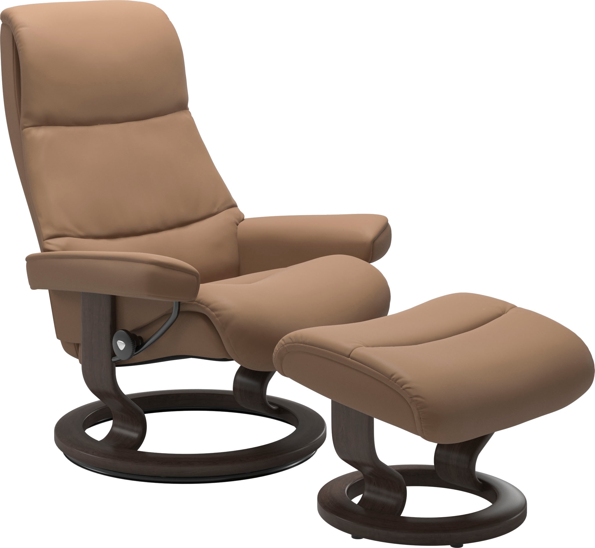 Stressless Fußhocker "View", mit Classic Base,Gestell Wenge