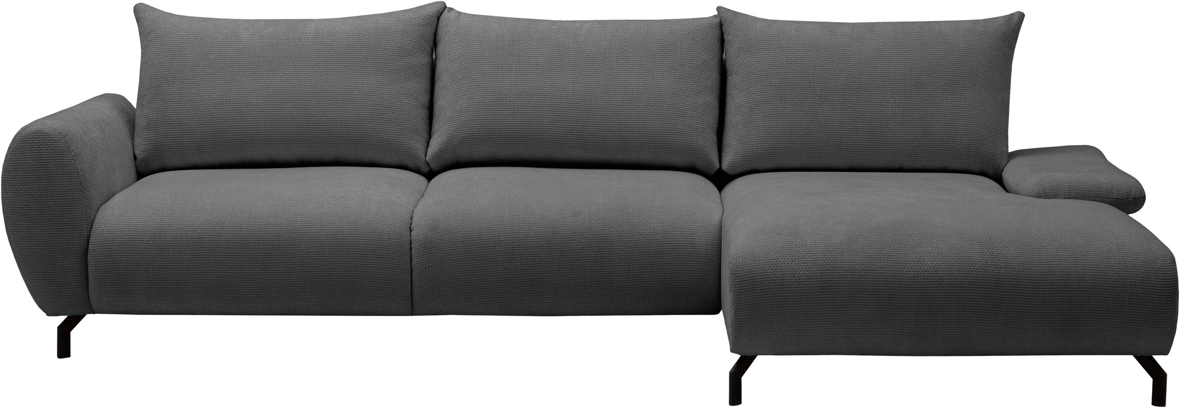 OTTO home Ecksofa "KELLIE, L-Form, 315 cm, verstellbare Armlehne, Metallfüß günstig online kaufen