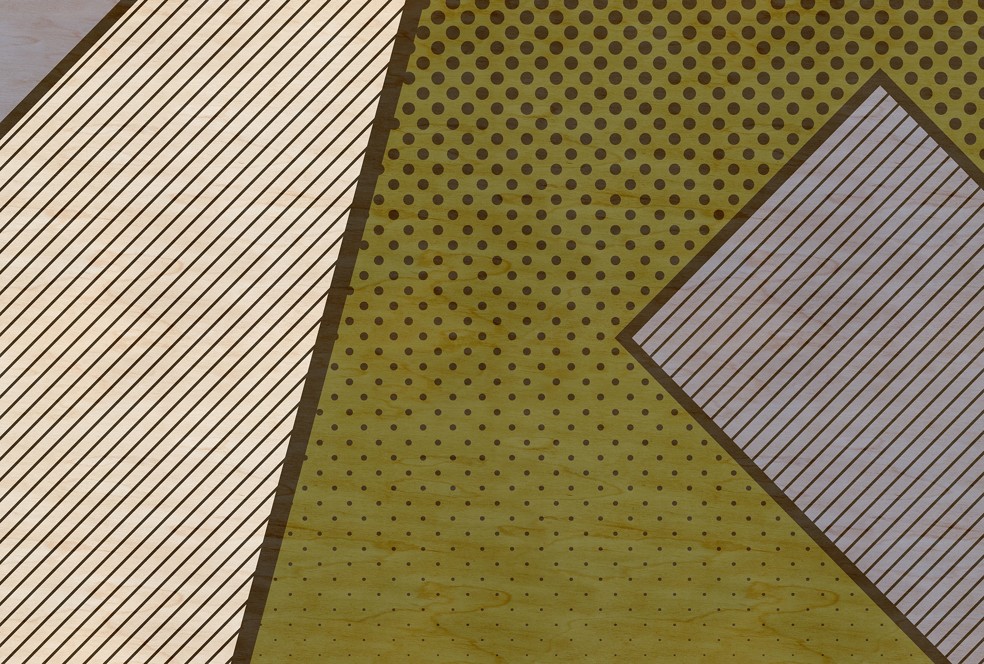 living walls Fototapete "Walls by Patel Pattern Play 2" glatt Vlies, Wand, Schräge