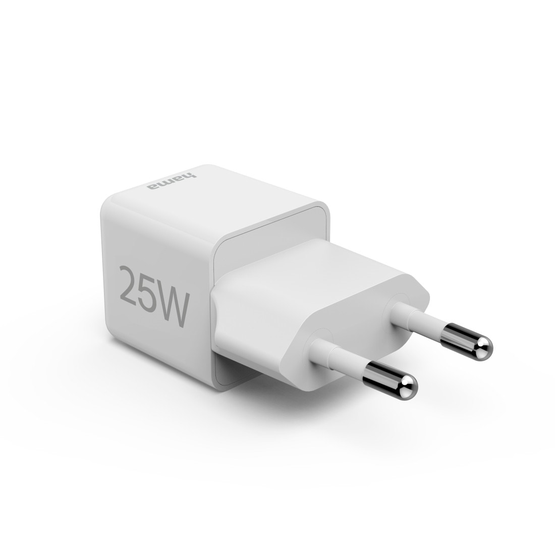 Hama Schnelllade-Gerät »Schnellladegerät (USB-C, PD/QC, extraklein 2,9 x 2,75 x 2,75 cm, 25 W)«, (1 St.)