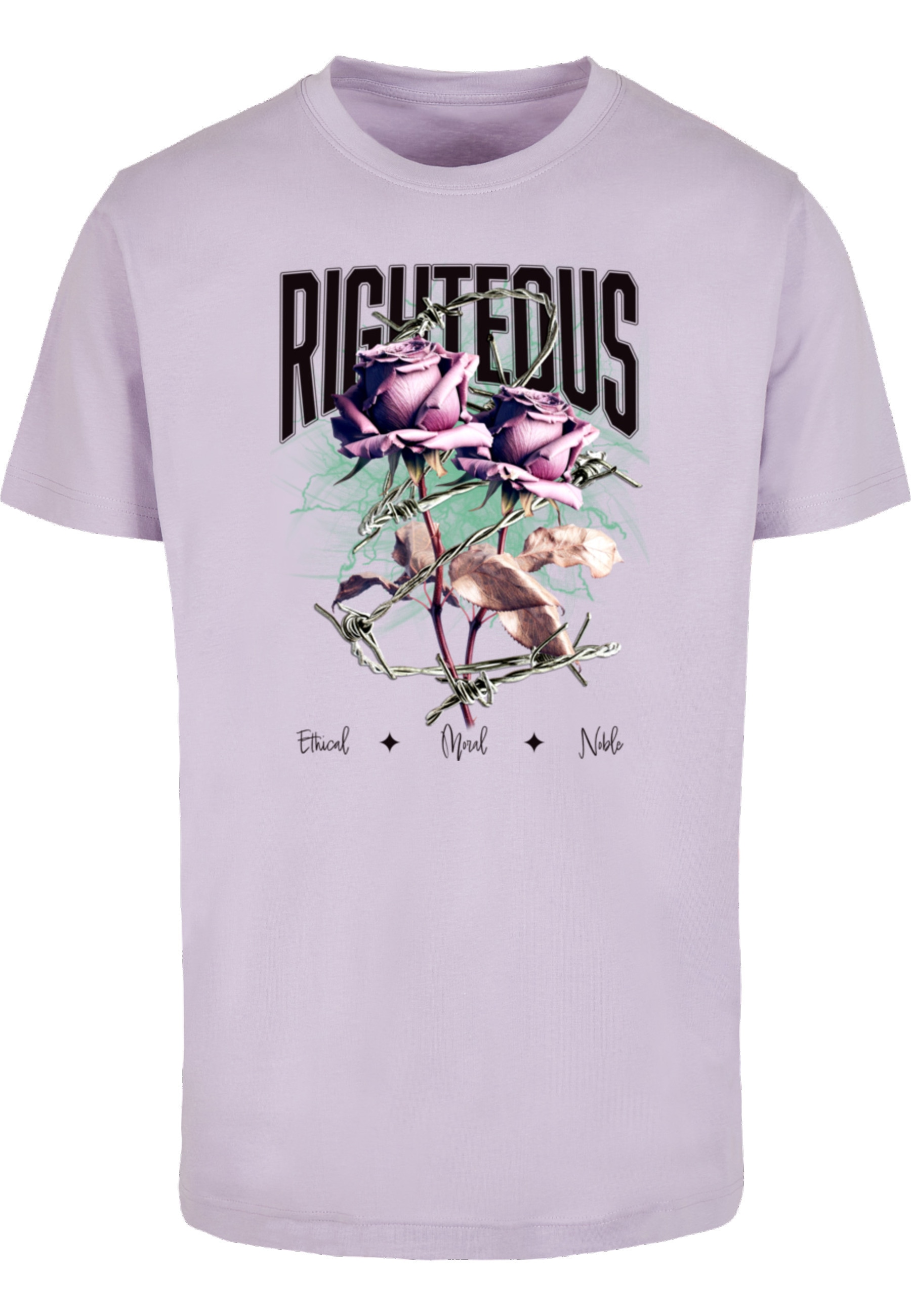 MisterTee T-Shirt "MisterTee Righteous Roses Tee" 1 Stk. günstig online kaufen