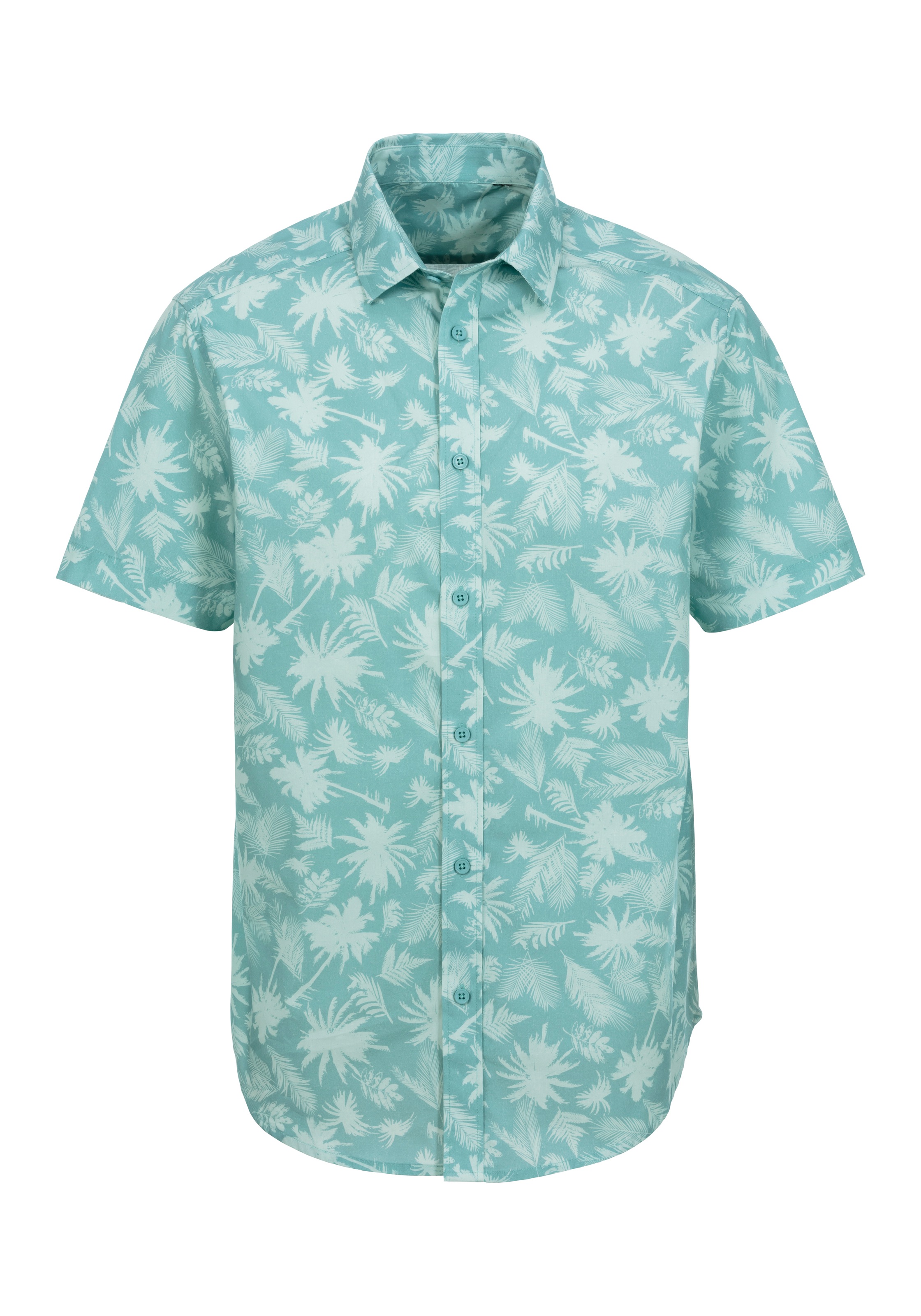 Beachtime Hawaiihemd "Regular fit", Kurzarm, Freizeithemd mit Palmenprint, günstig online kaufen