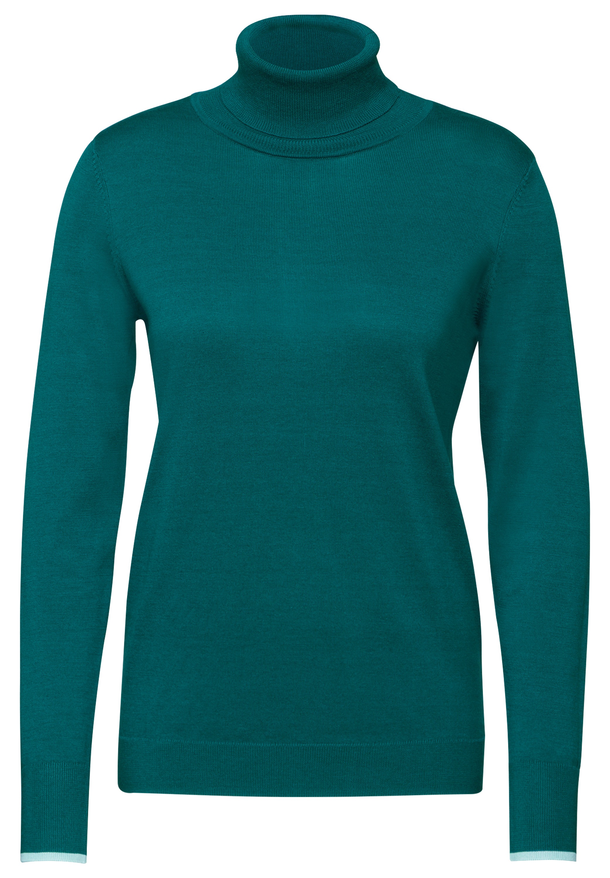 Cecil Rollkragenpullover, aus Baumwolle mit Stretchanteil