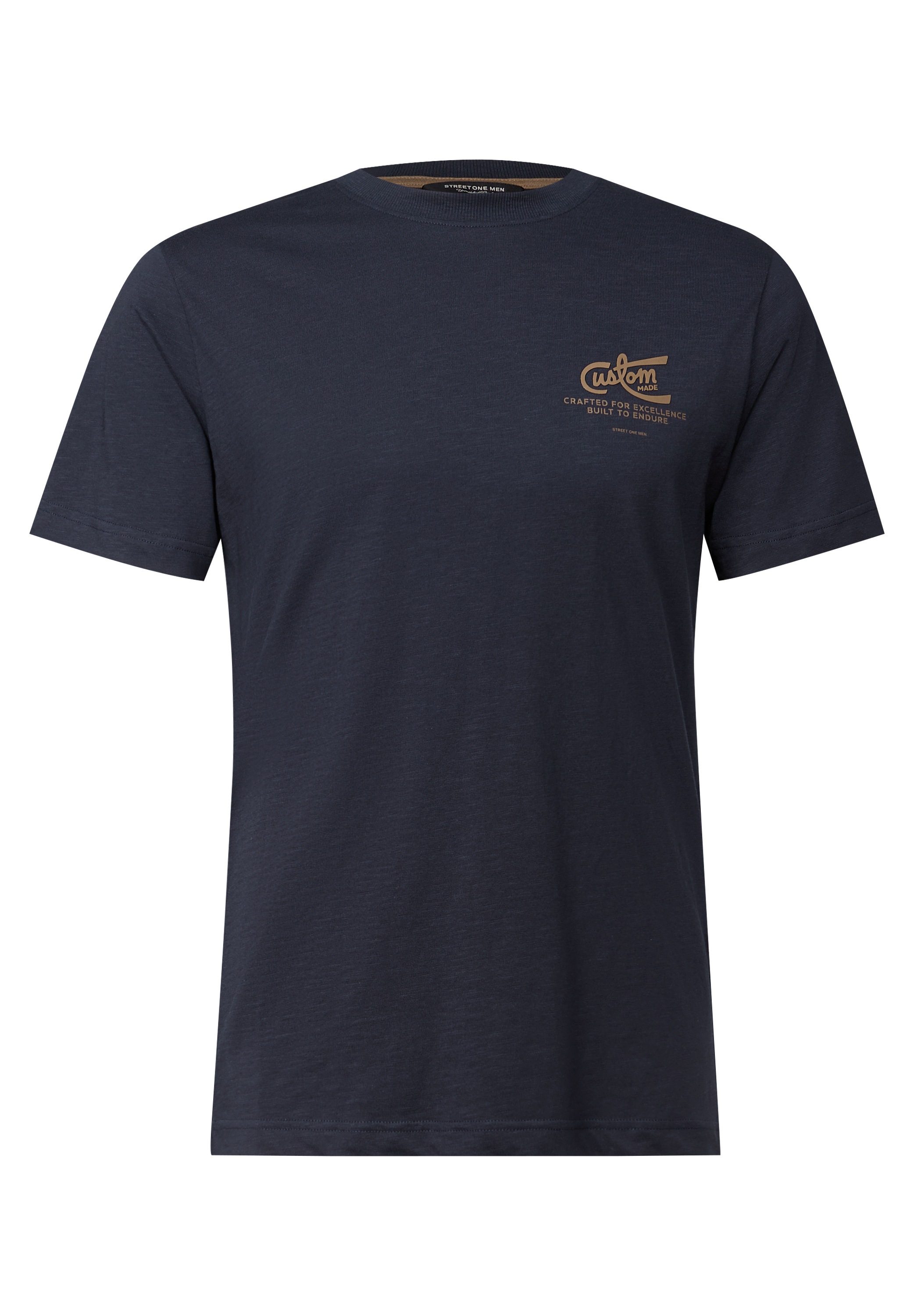 STREET ONE MEN T-Shirt, aus reiner Baumwolle