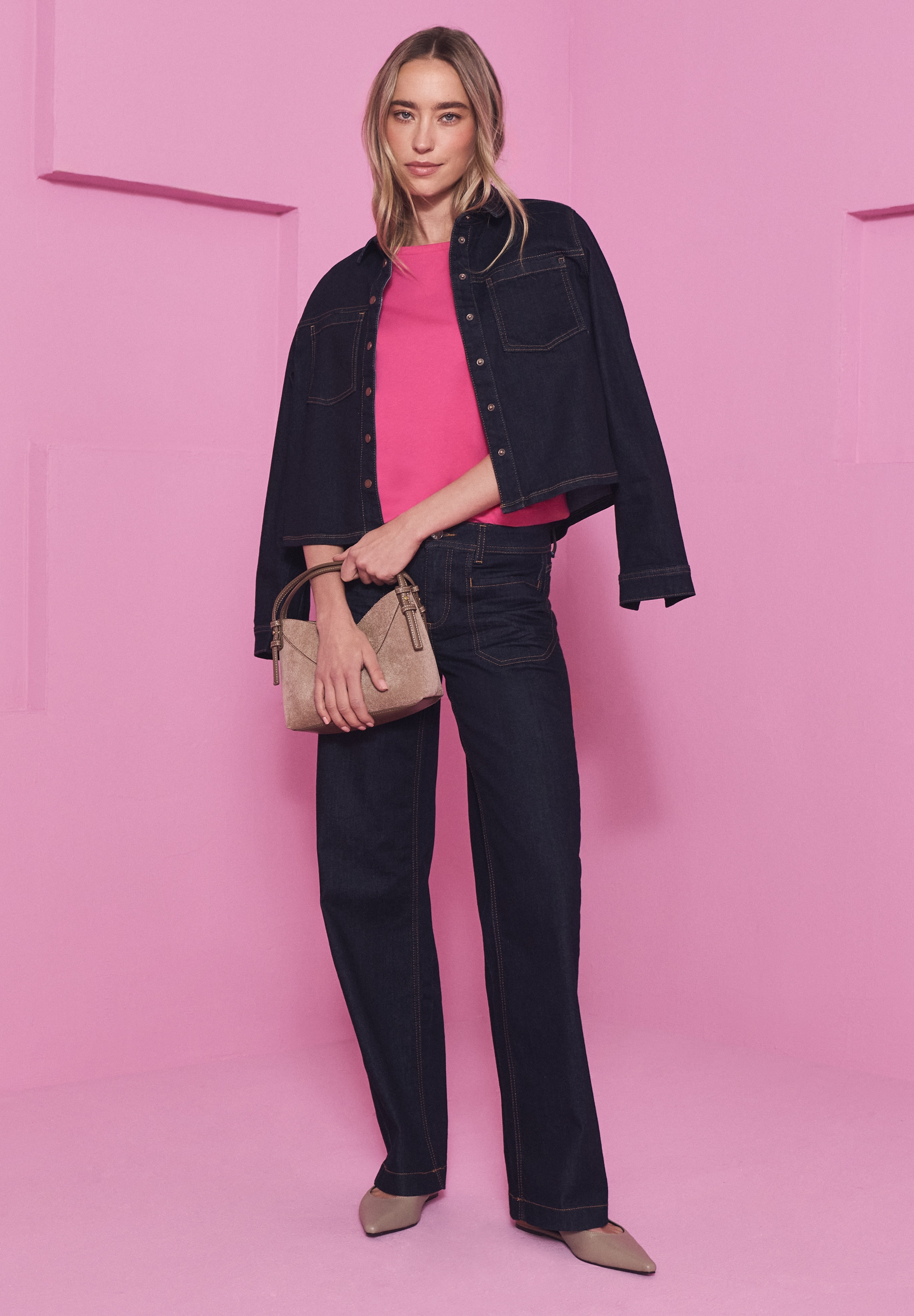 STREET ONE Comfort-fit-Jeans Middle Waist