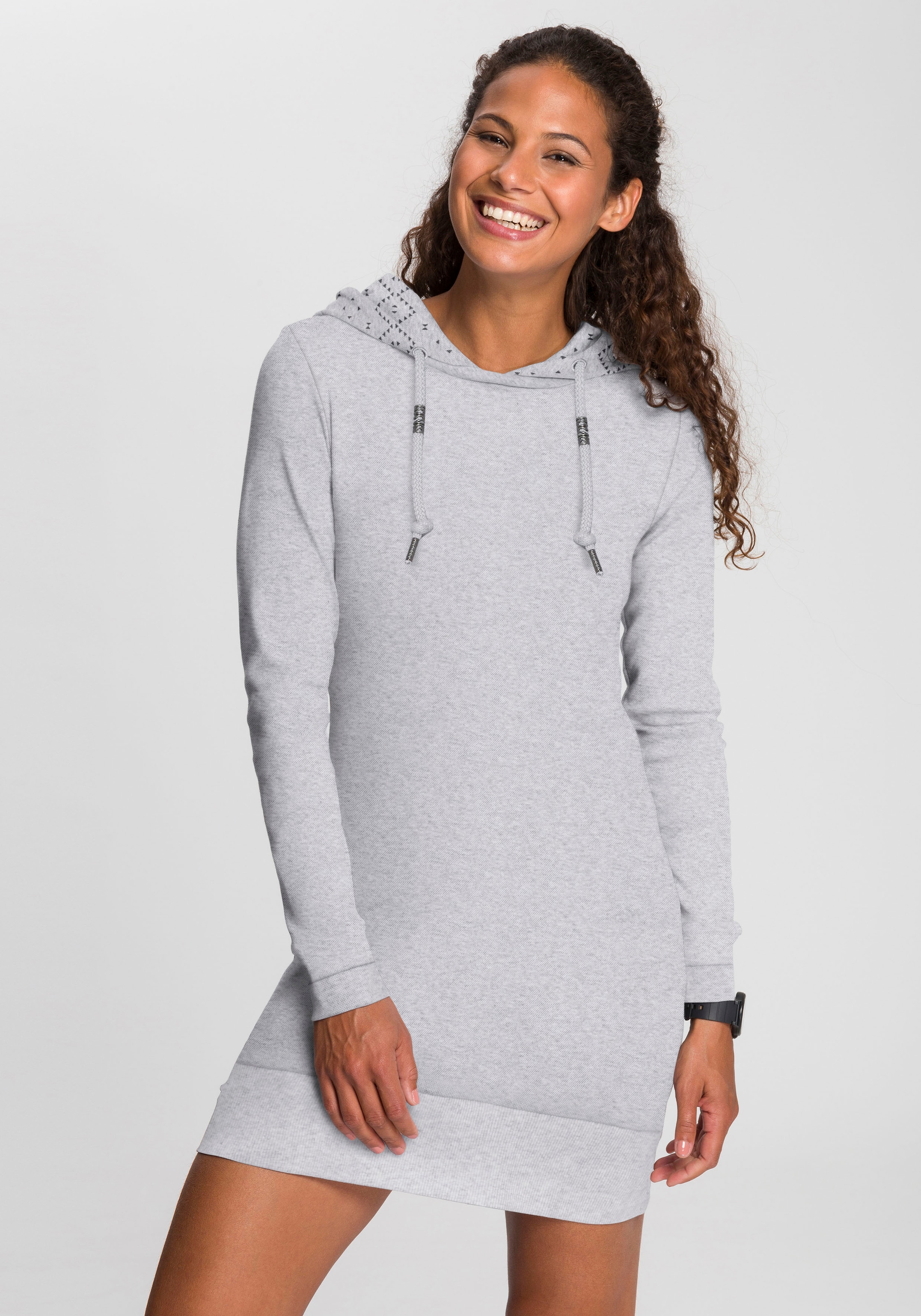 Ragwear Sweatkleid »BESS O«, BAUR Hoodie Tunnelzug-Kapuze für kaufen mit 