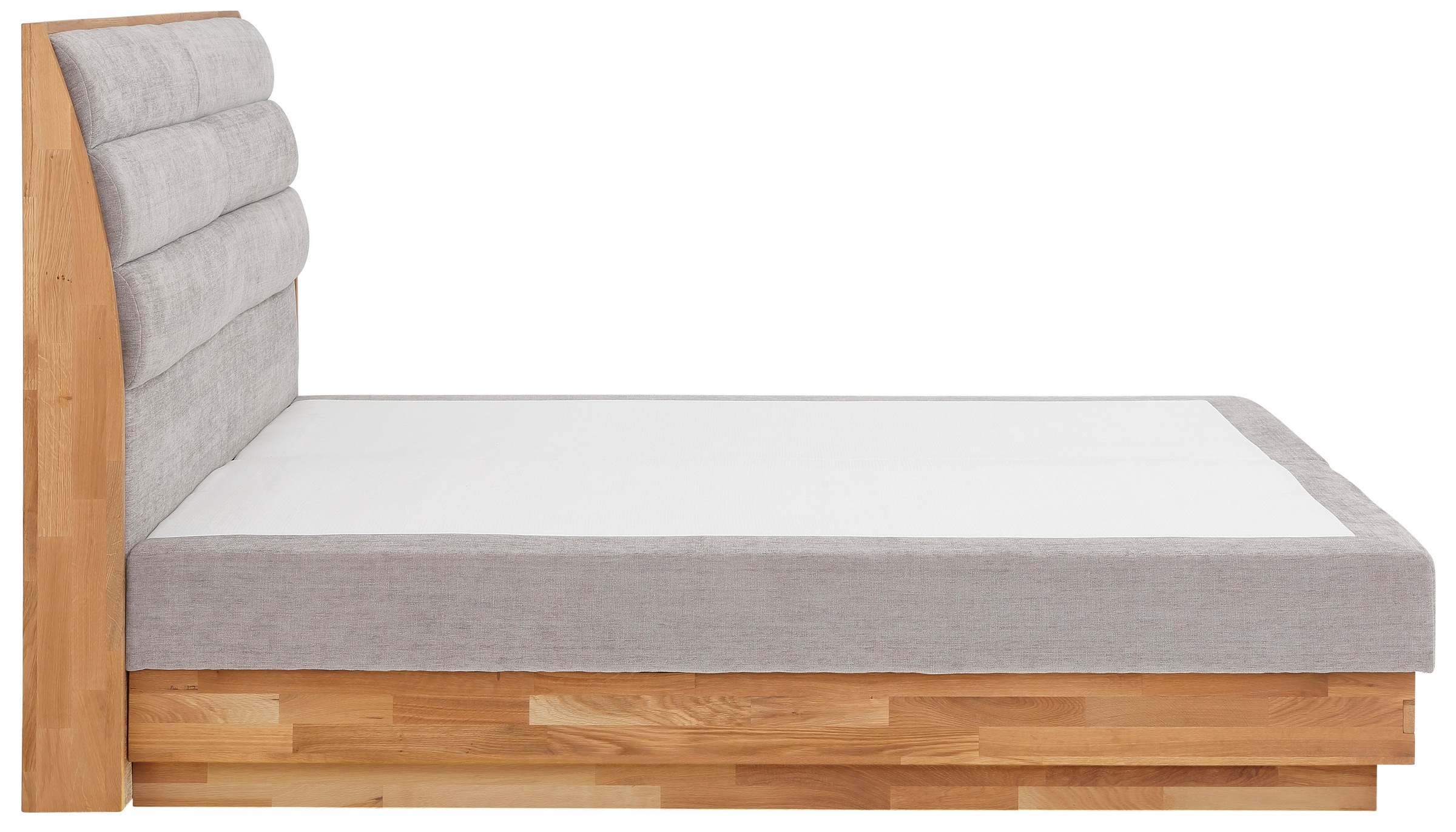 OTTO products Boxspringbett »Jenna«, ohne LED-Beleuchtung, mit zertifizierten, recycelten Bezugsstoffen