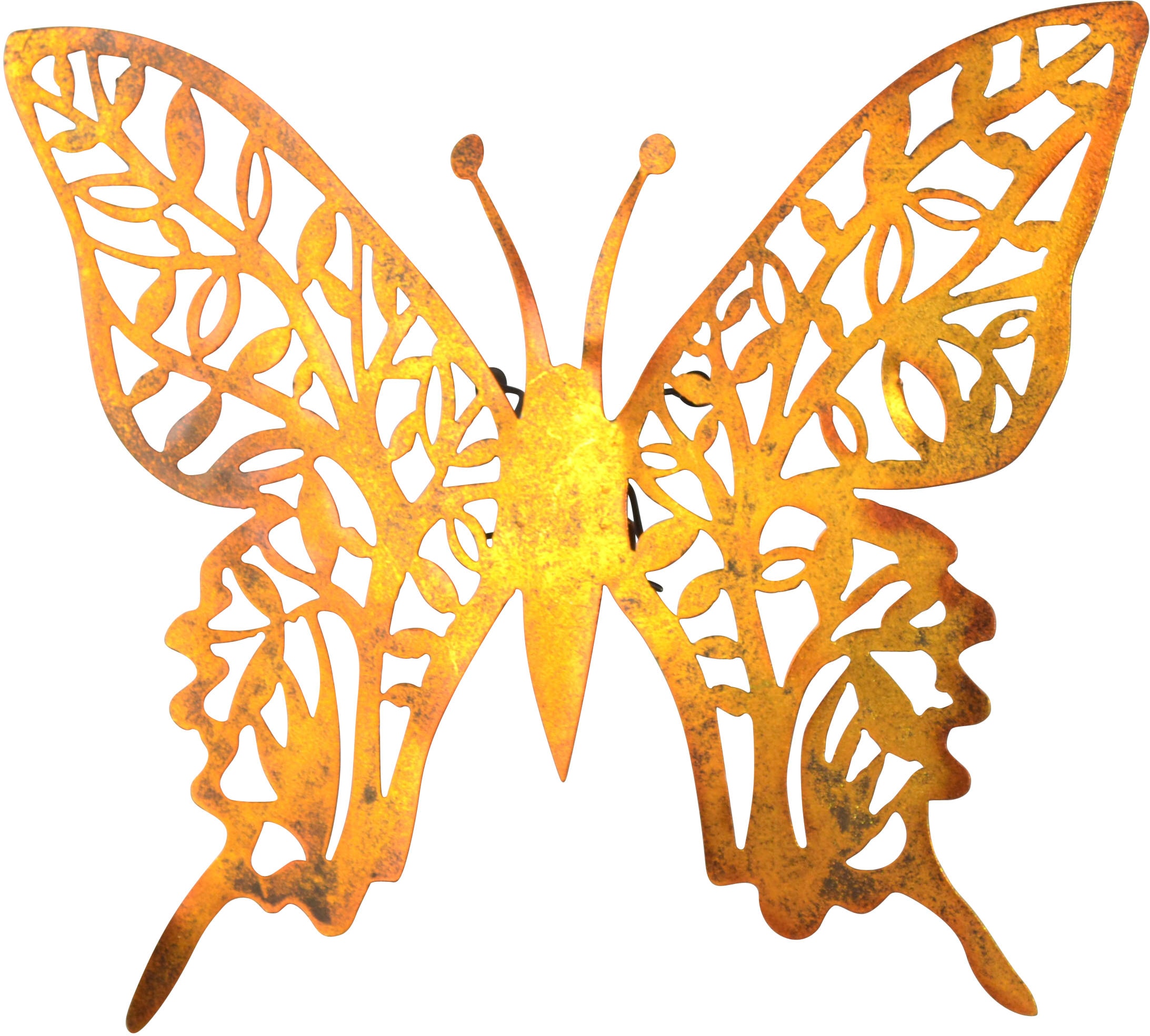 pajoma Wanddekoobjekt "Wanddekoration" Großer Schmetterling in gold günstig online kaufen