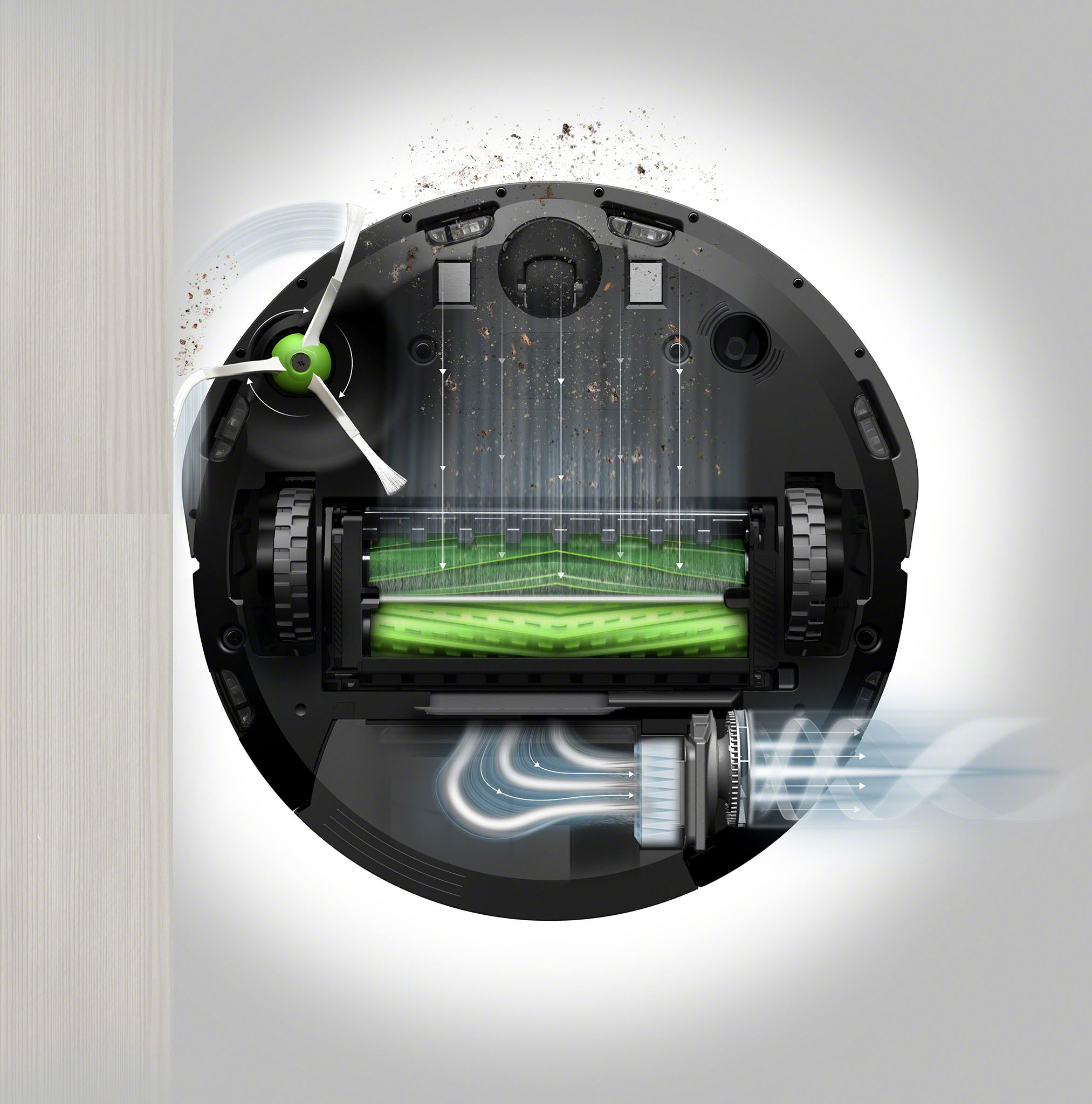 iRobot Saugroboter »Roomba i7 (i7158)«, App-/Sprachsteuerung, Einzelraumkaritierung