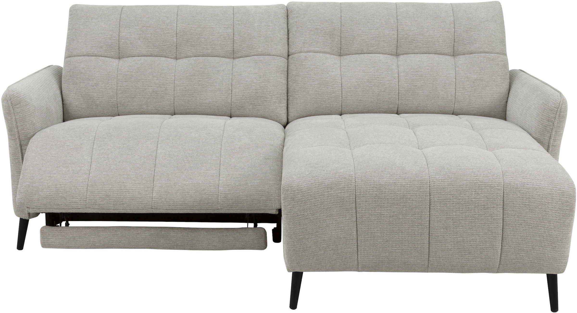 INOSIGN Ecksofa »DENIO 3-Sitzer, L-Form (Breite 209cm), elektr. Relaxfunktion, USB-A/C«, Liegefunktion durch Recliner, Federkernpolsterung