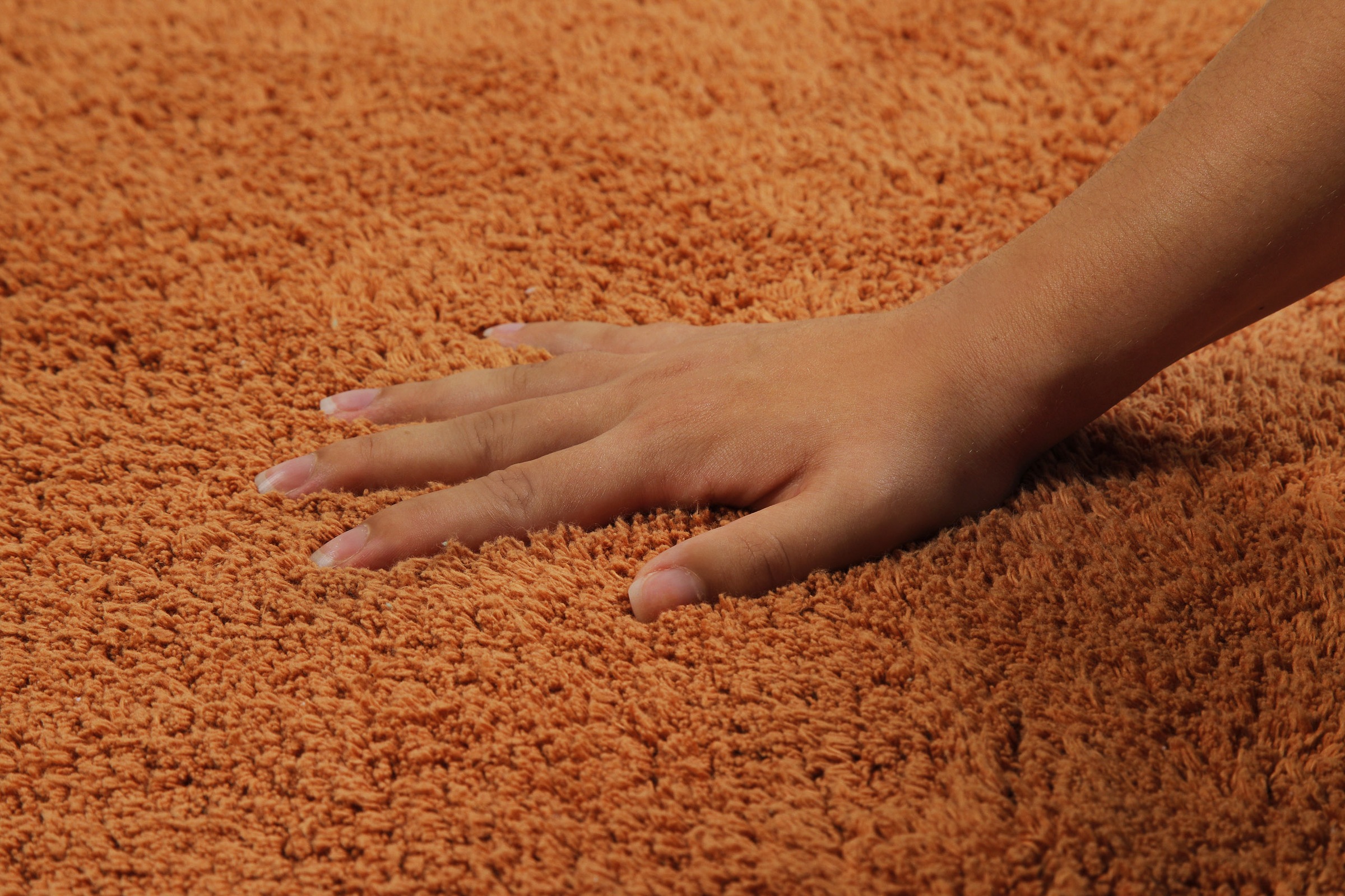 my home Badematte »Kian«, fußbodenheizungsgeeignet, Badvorleger, Badteppich aus 100%Baumwolle, weich, waschbar, saugfähig