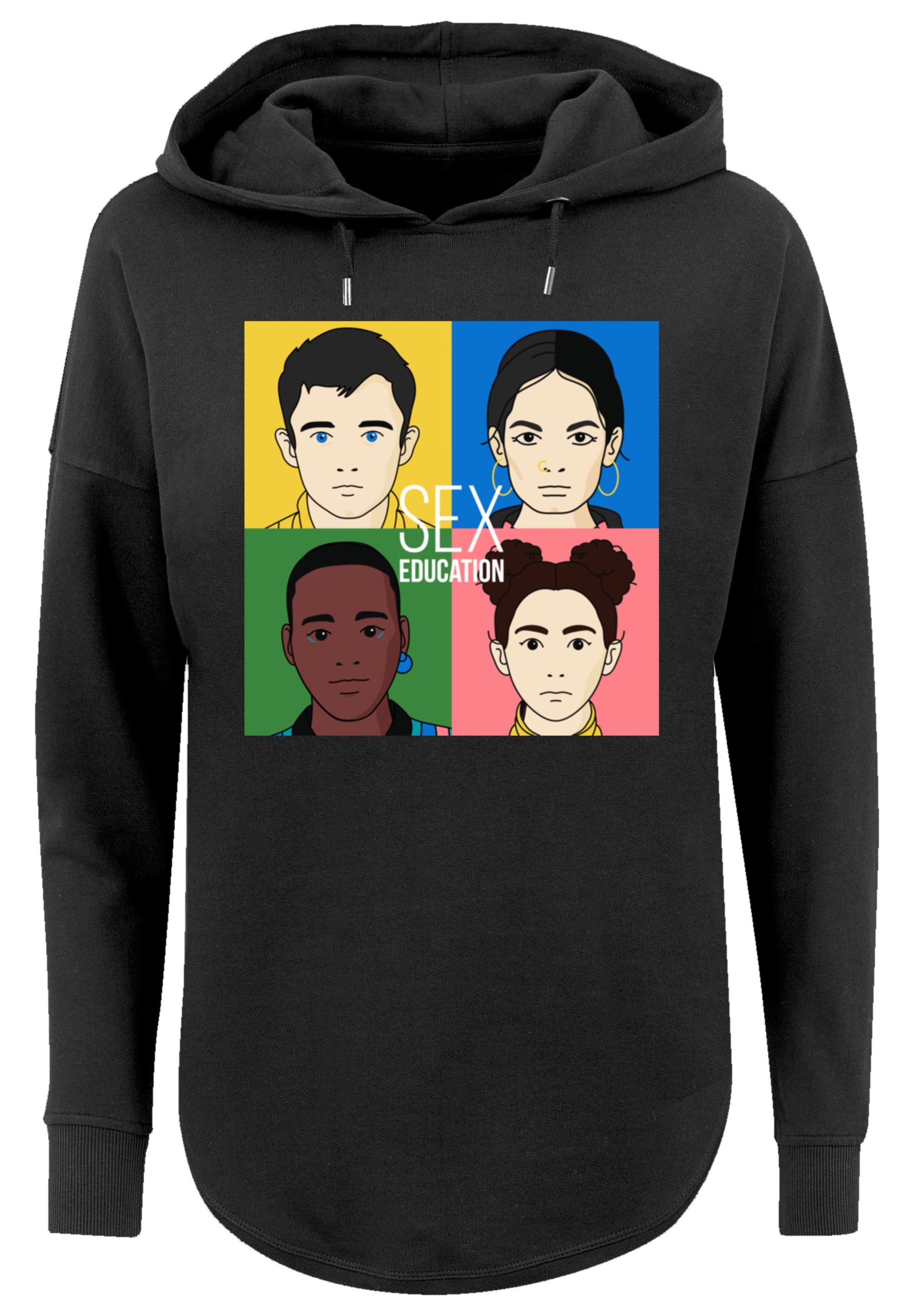 F4NT4STIC Kapuzenpullover »Sex Education Blur Cover Netflix TV Series«, Premium Qualität