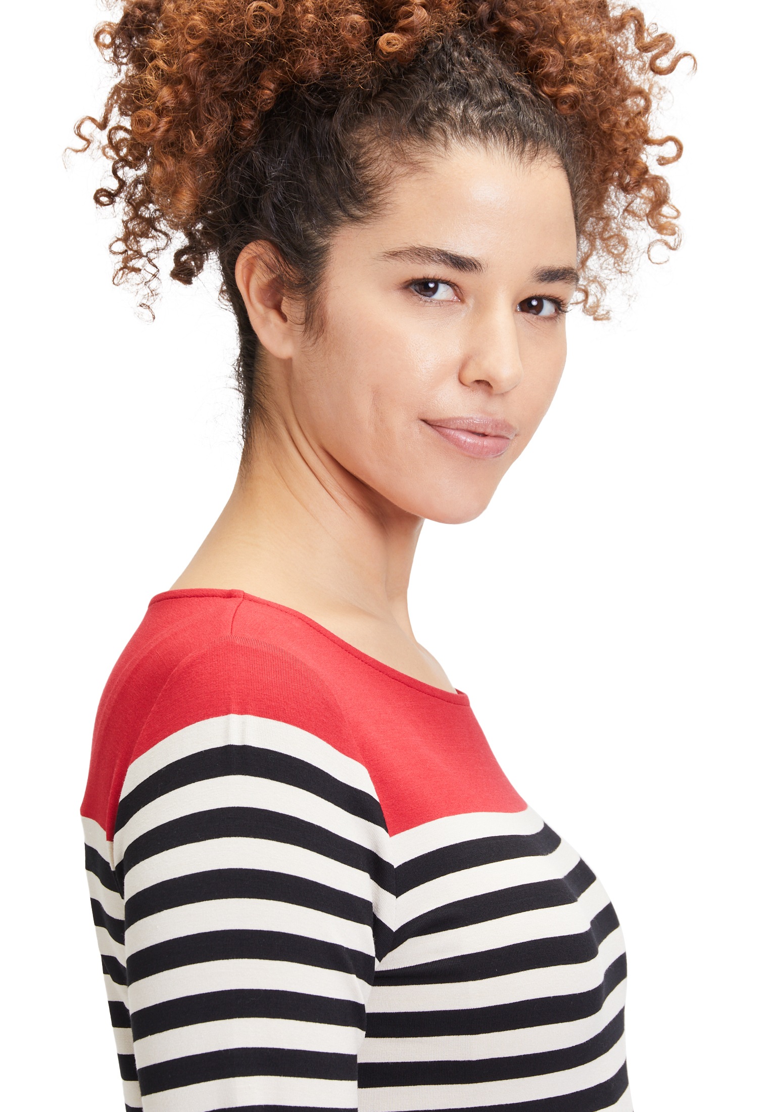 Betty Barclay 3/4-Arm-Shirt »Betty Barclay Damen Basic Shirt mit U-Boot-Ausschnitt«, (1 tlg.), Druck