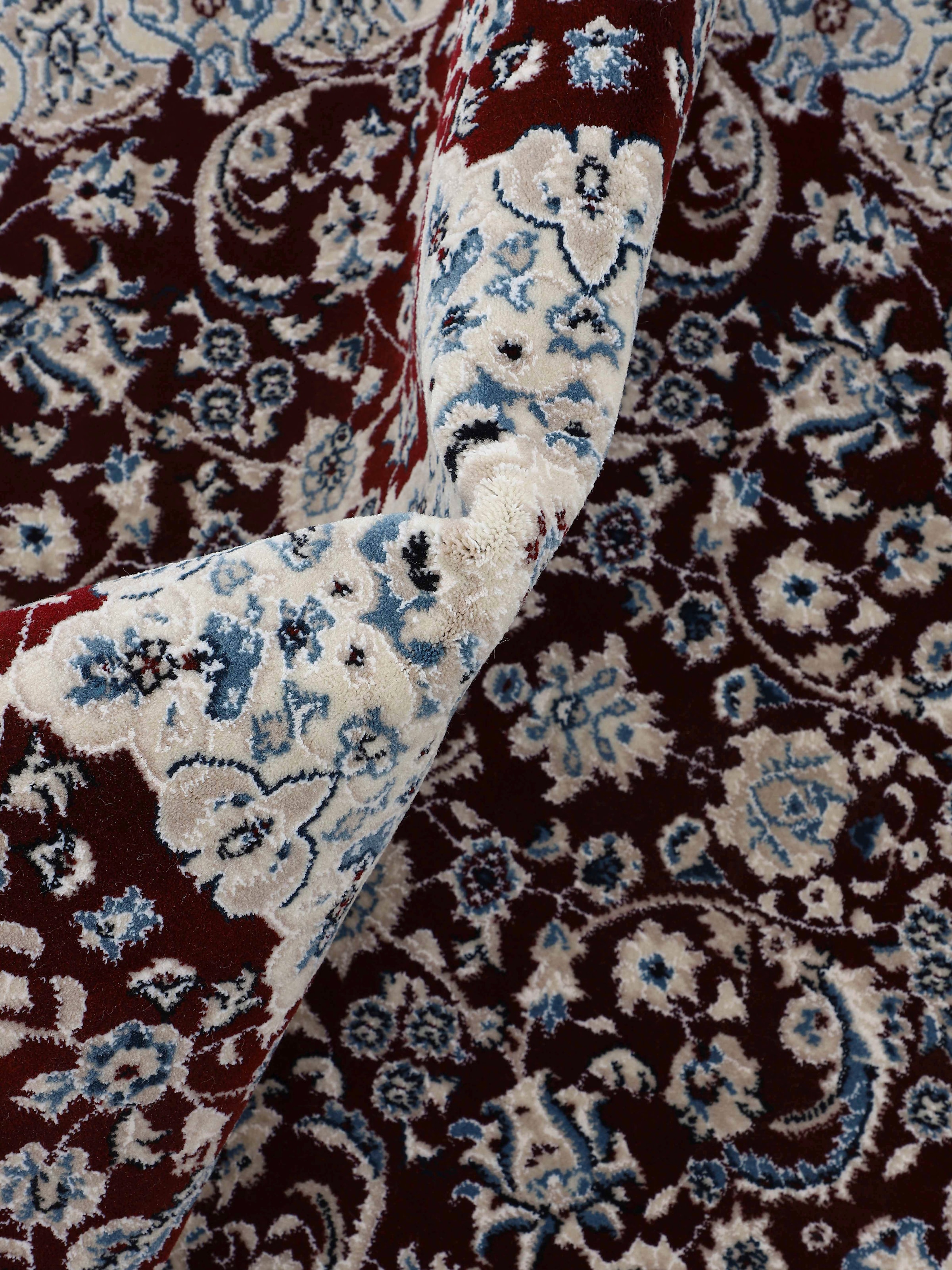 carpetfine Teppich »Nain Diane«, rund, 8 mm Höhe, Kurzflorteppich, Orient Look